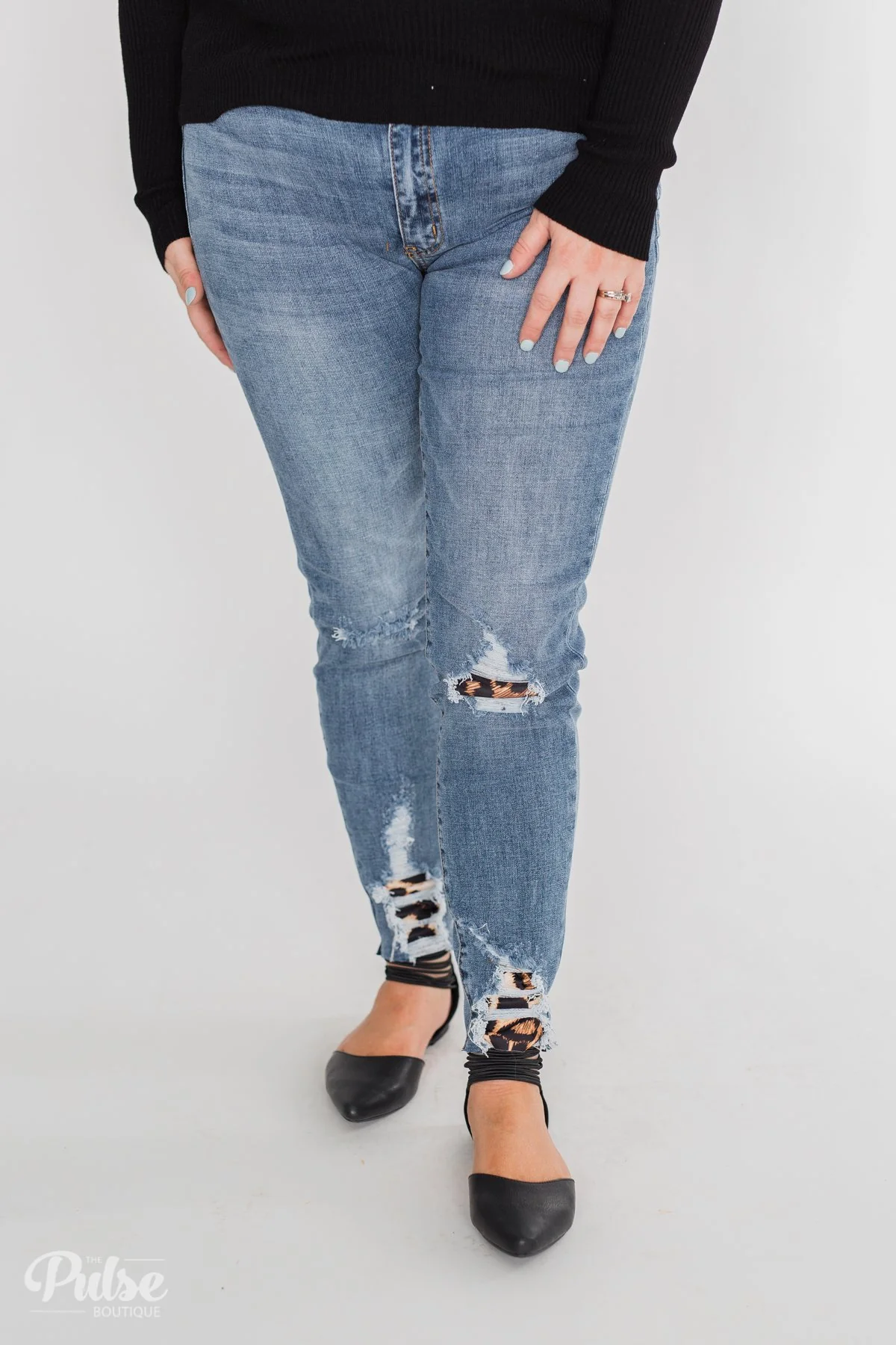 KanCan Jeans - Leopard Patch - Image 10