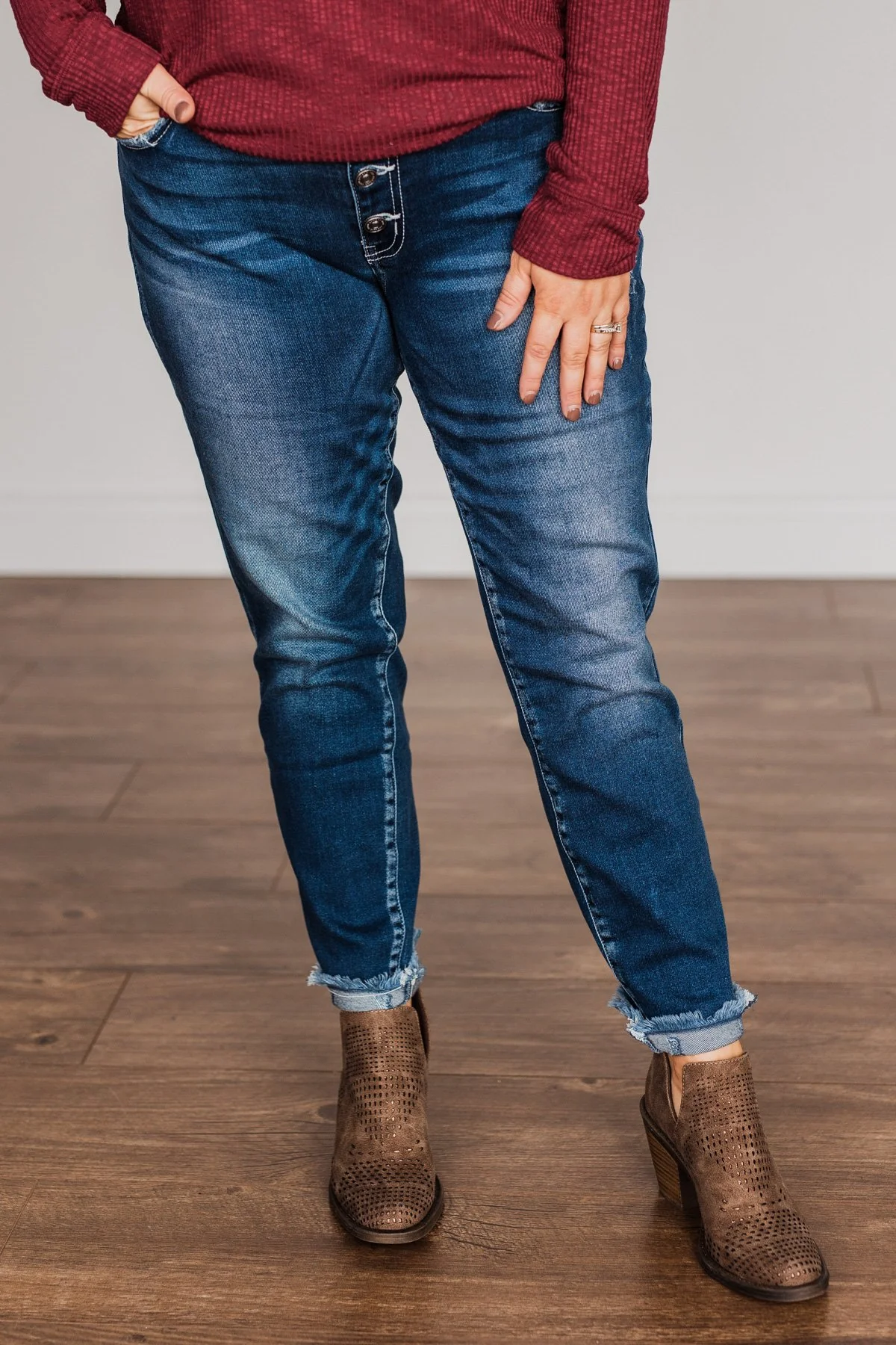 KanCan Mid-Rise Skinny Jeans- Victoria Wash - Image 6