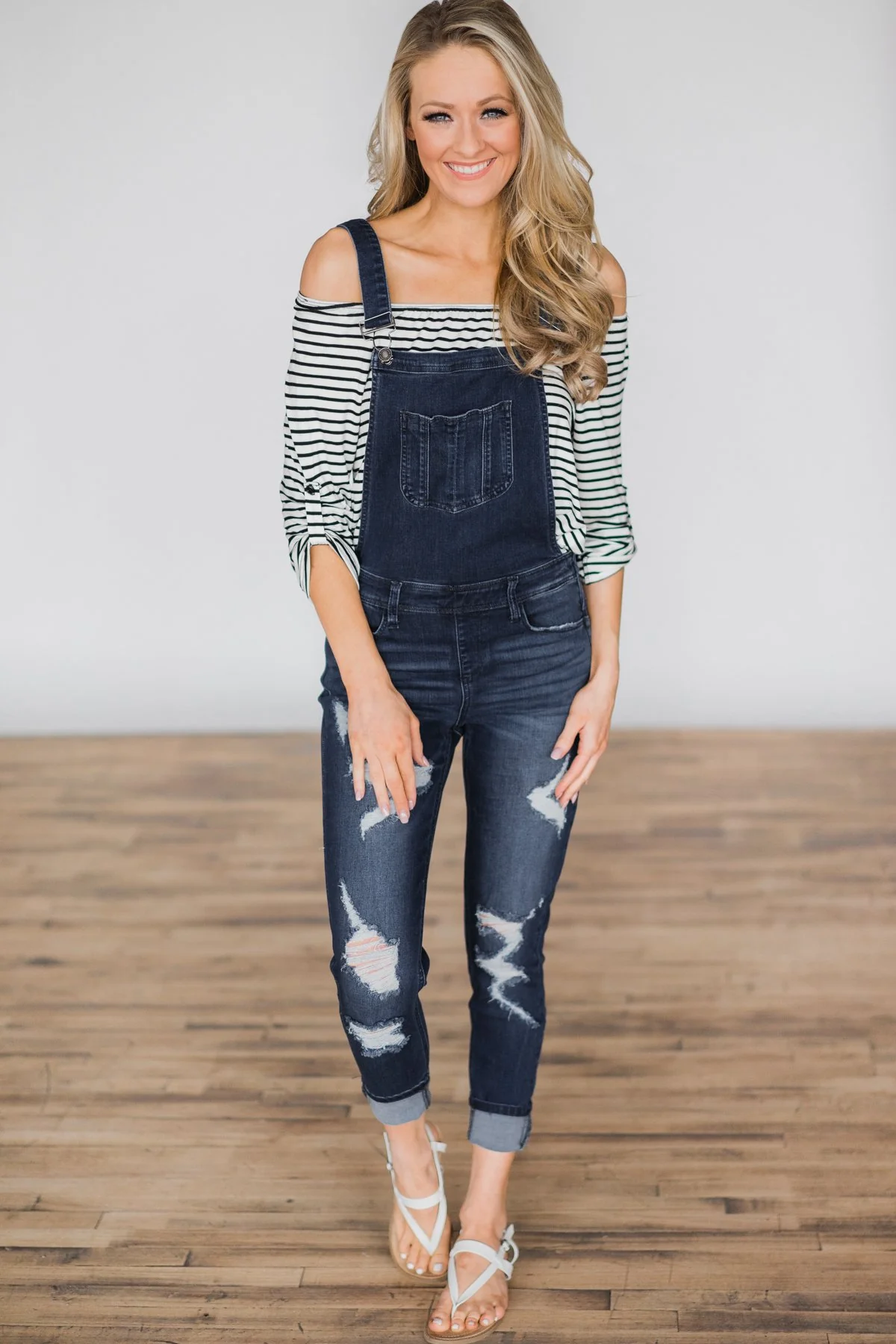 Kan Can Overalls- Dark Wash Amber Wash - Image 7