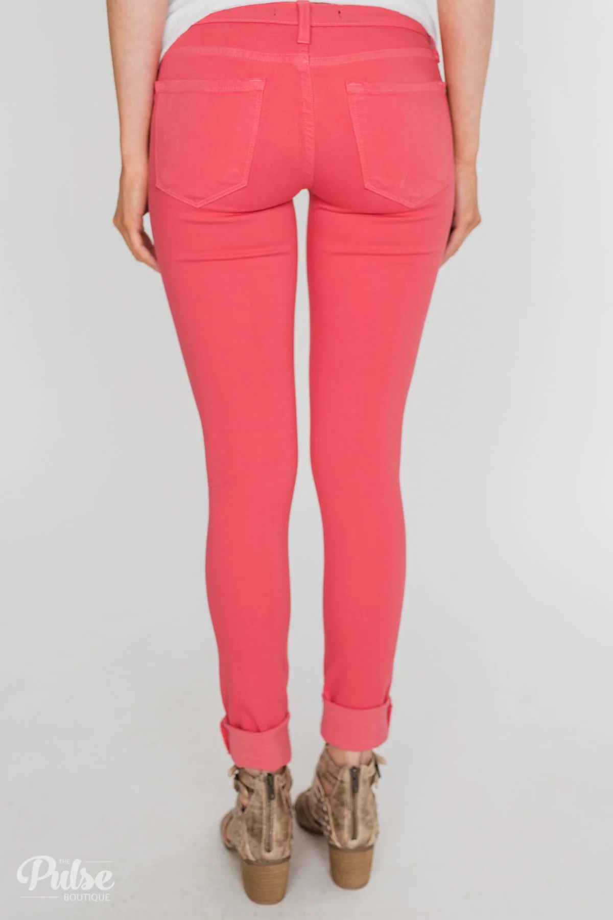 Kan Can- Punch Pink Skinny Jeans - Image 6