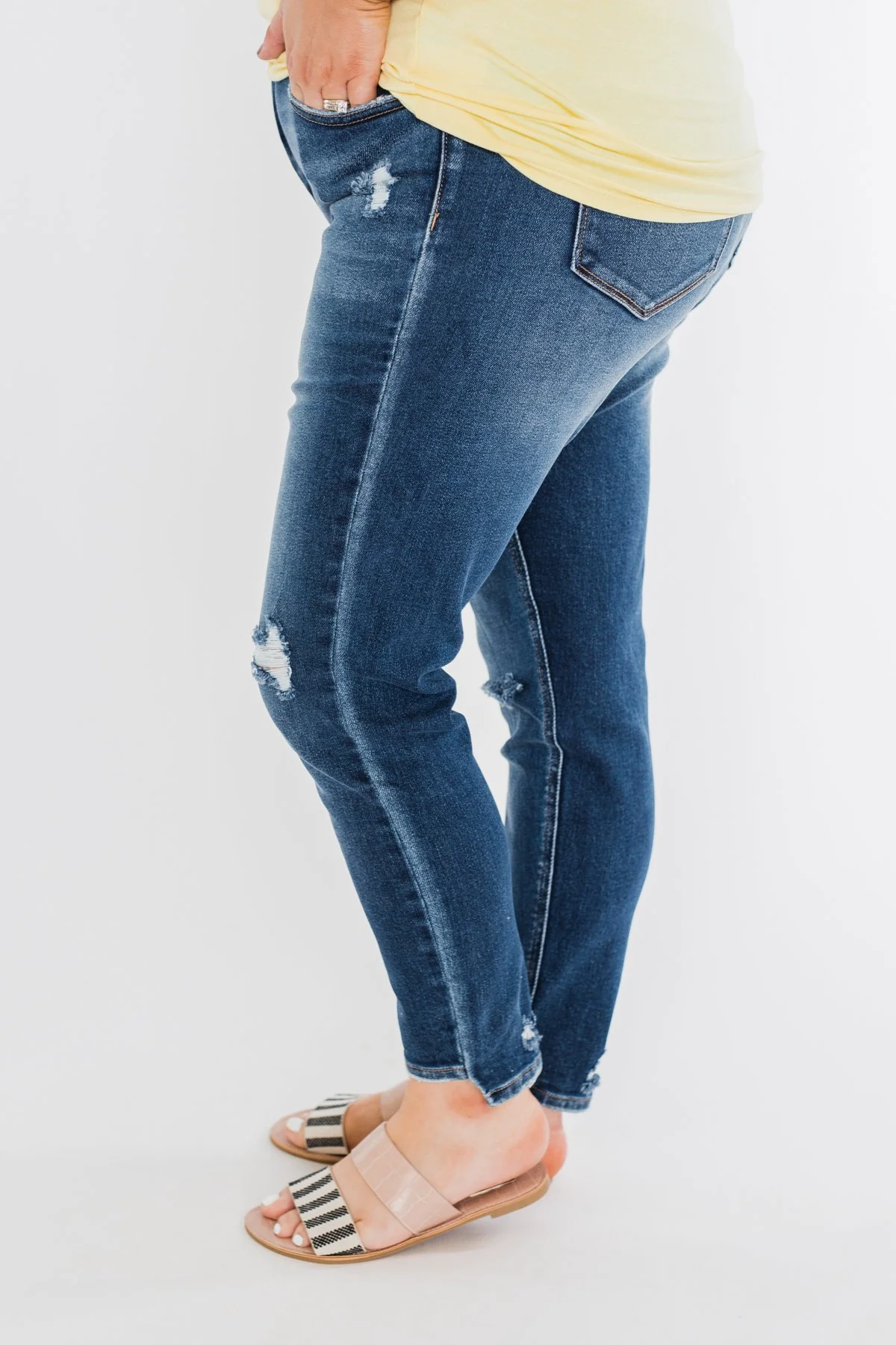 KanCan Ankle Skinny Jeans- Clarissa Wash - Image 8
