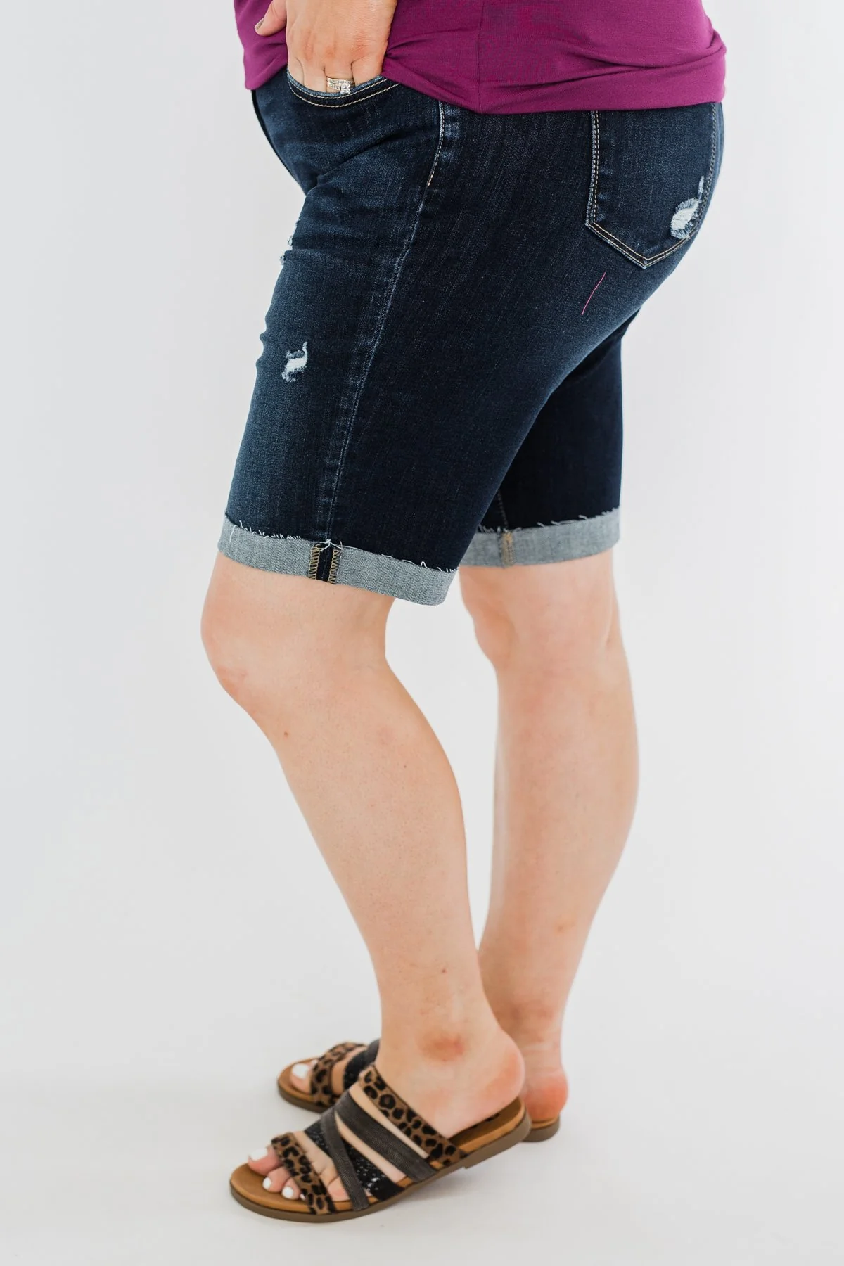 KanCan Bermuda Shorts- Eleanor Wash - Image 11