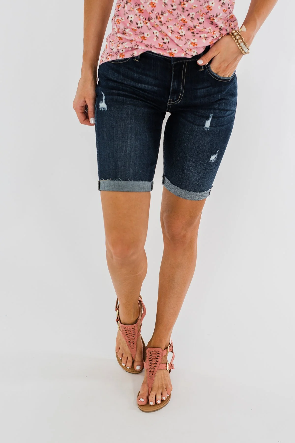 KanCan Bermuda Shorts- Eleanor Wash - Image 7