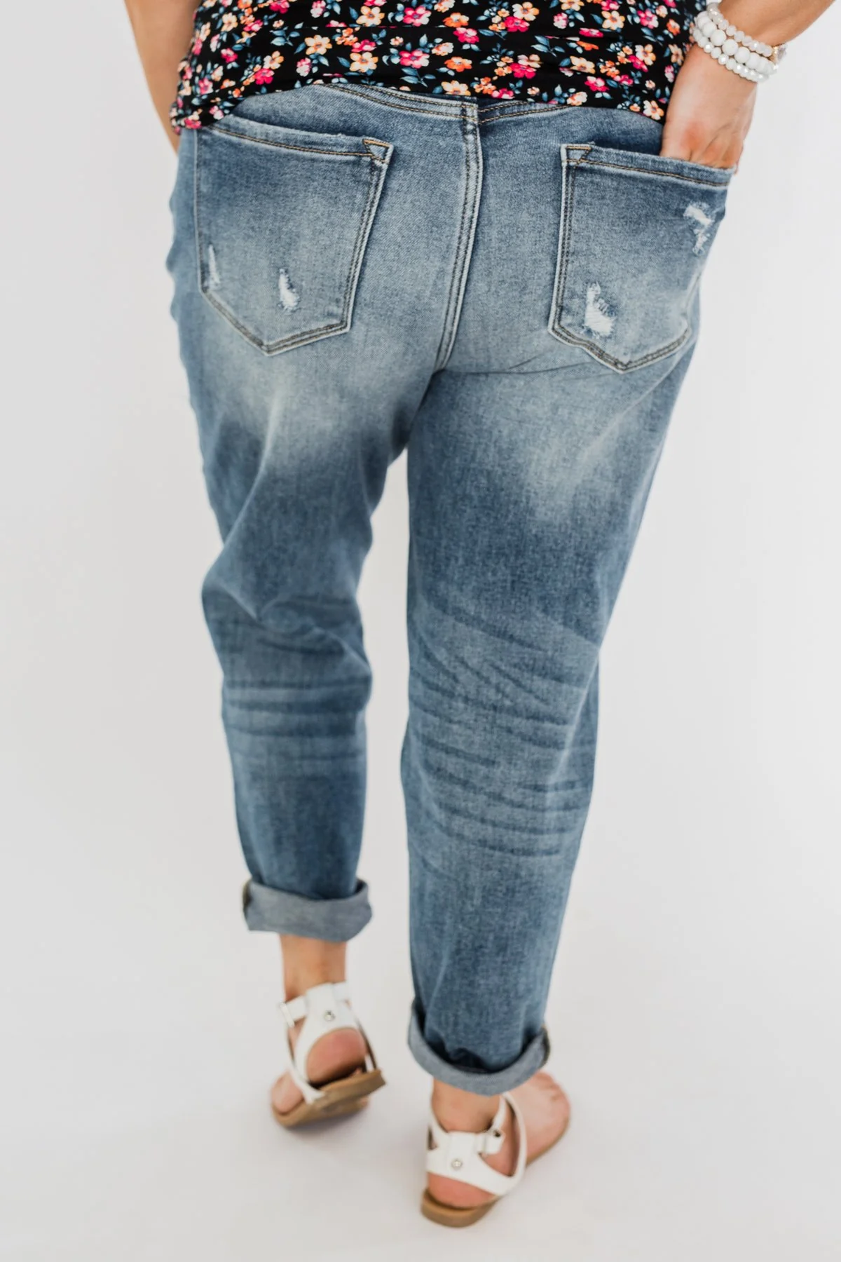 KanCan Boyfriend Jeans- Jessie Wash - Image 12