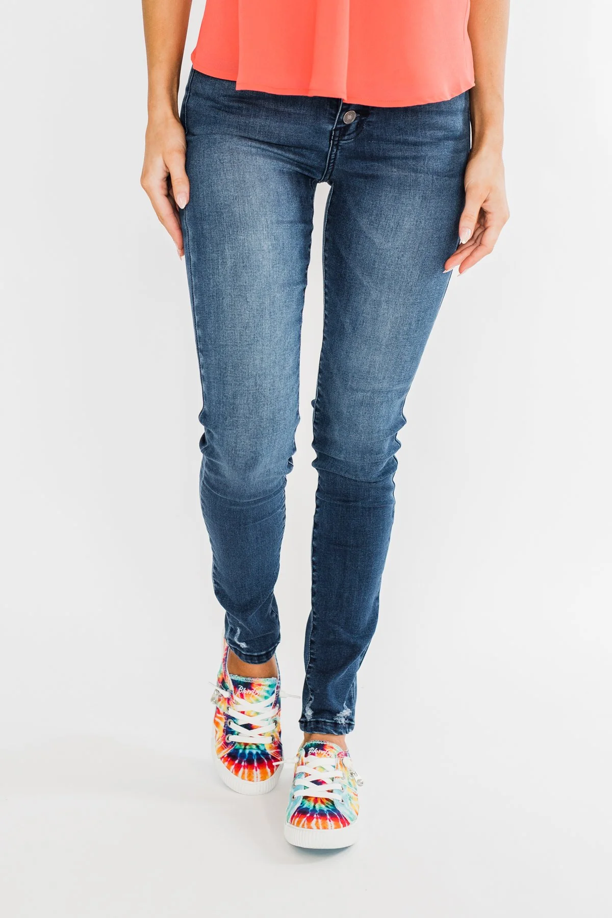 KanCan Button Fly Jeans- Kami Wash - Image 5