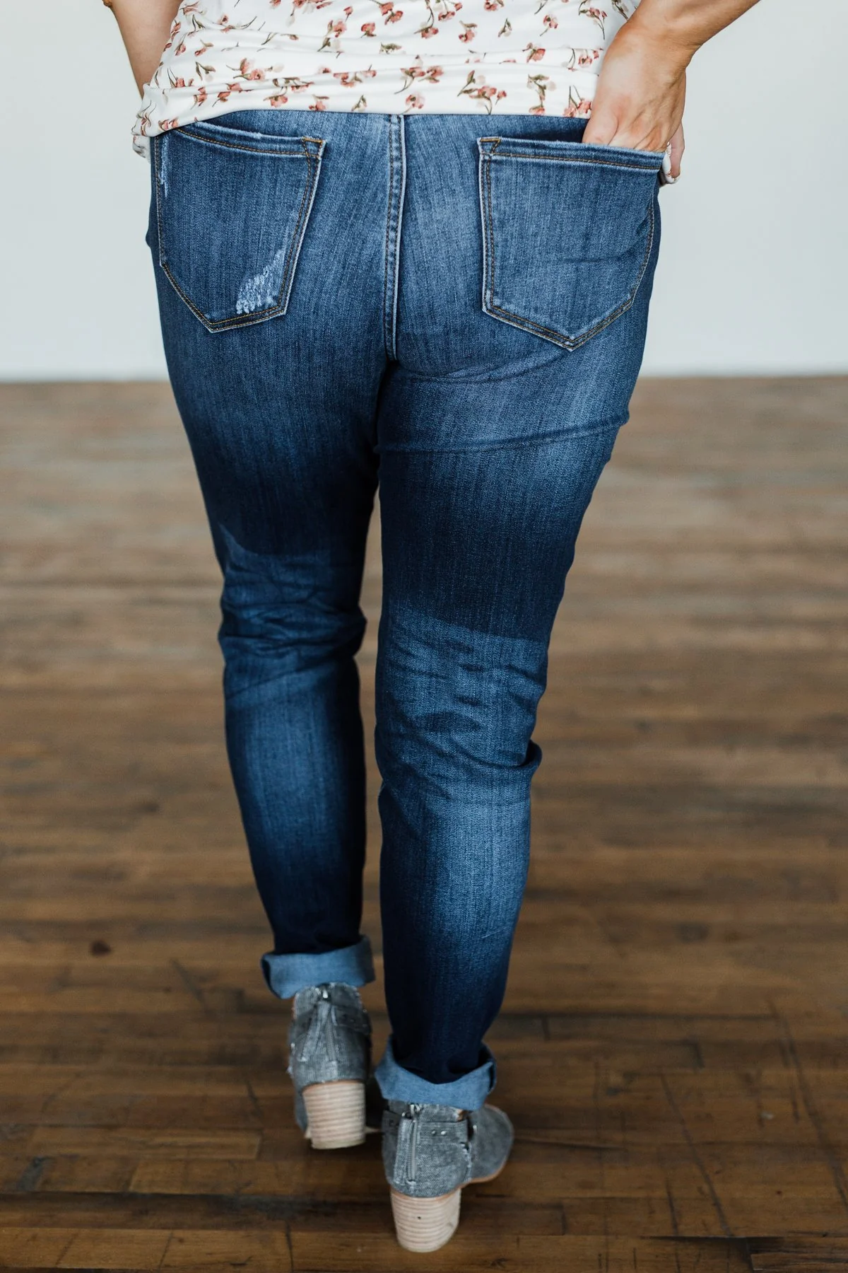 KanCan Button Fly Skinny Jeans- Rylie Wash - Image 10