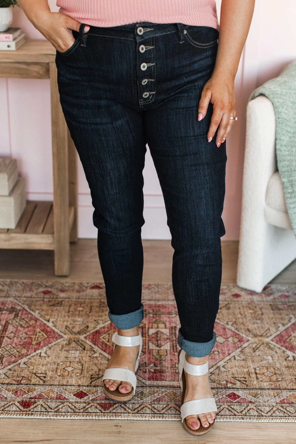 KanCan Curvy Skinny Jeans- Kameron Wash - Image 2