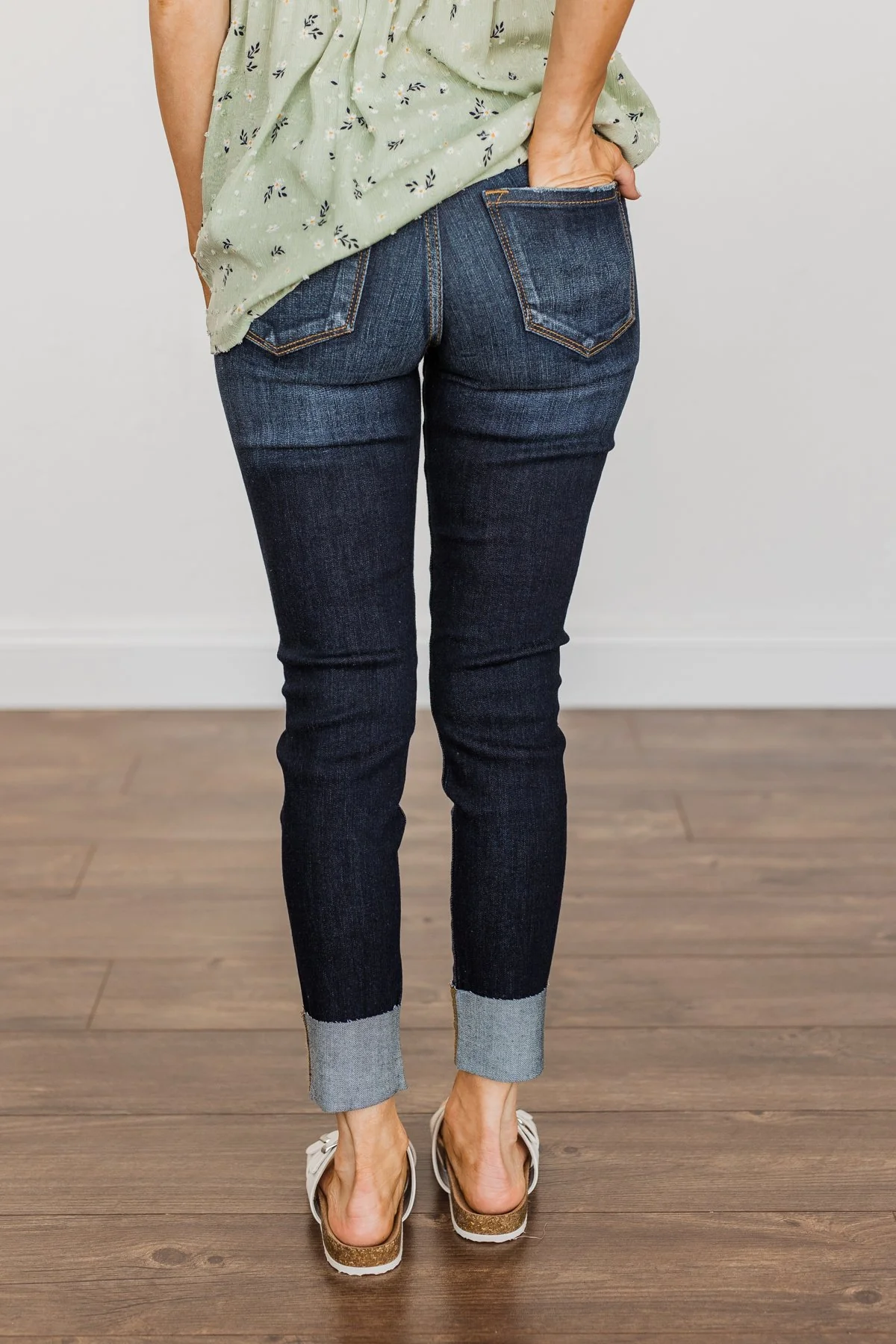 KanCan Distressed Skinny Jeans- Cheyenne Wash - Image 11