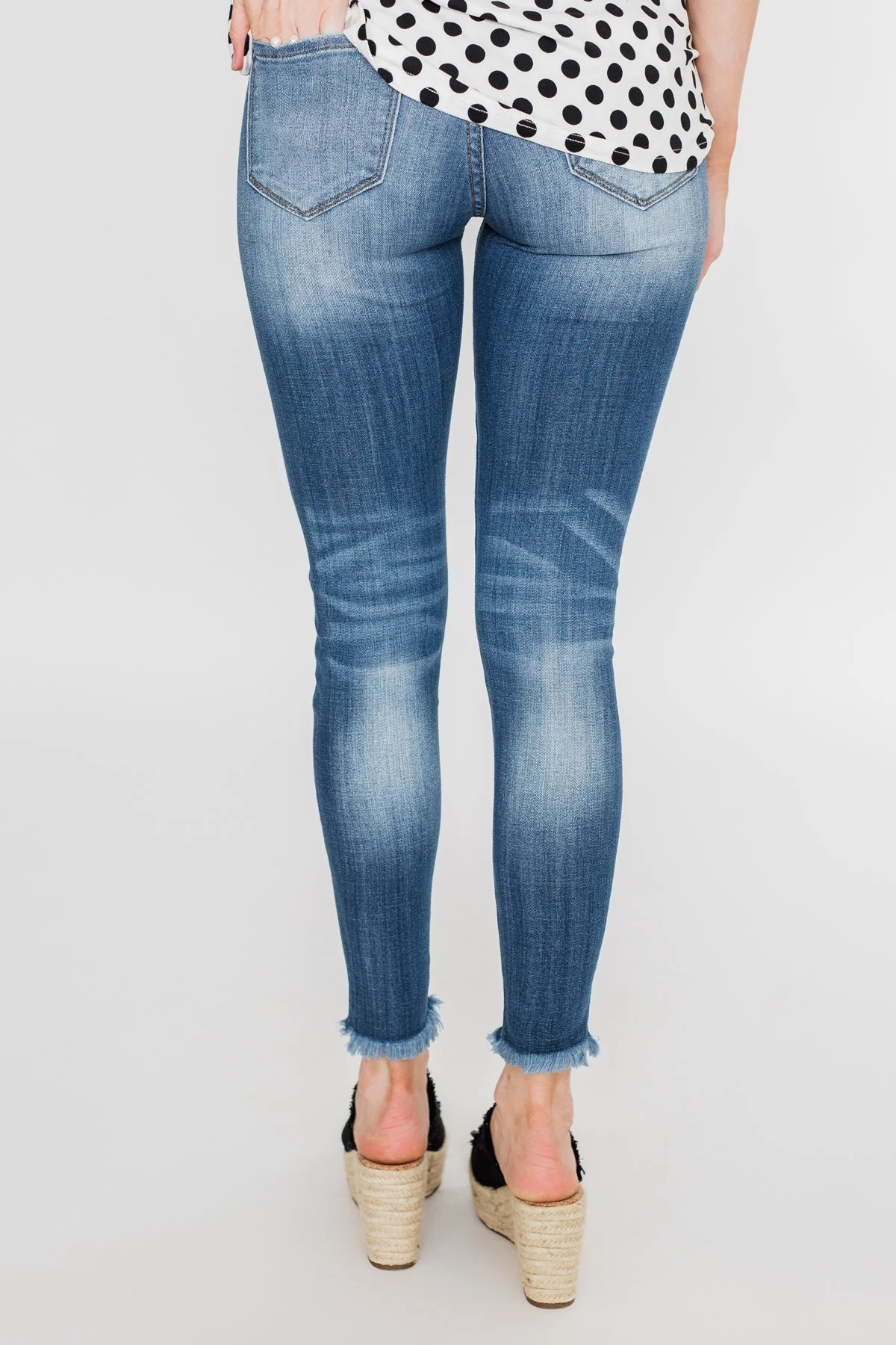 KanCan Distressed Skinny Jeans- Sammy Wash - Image 7