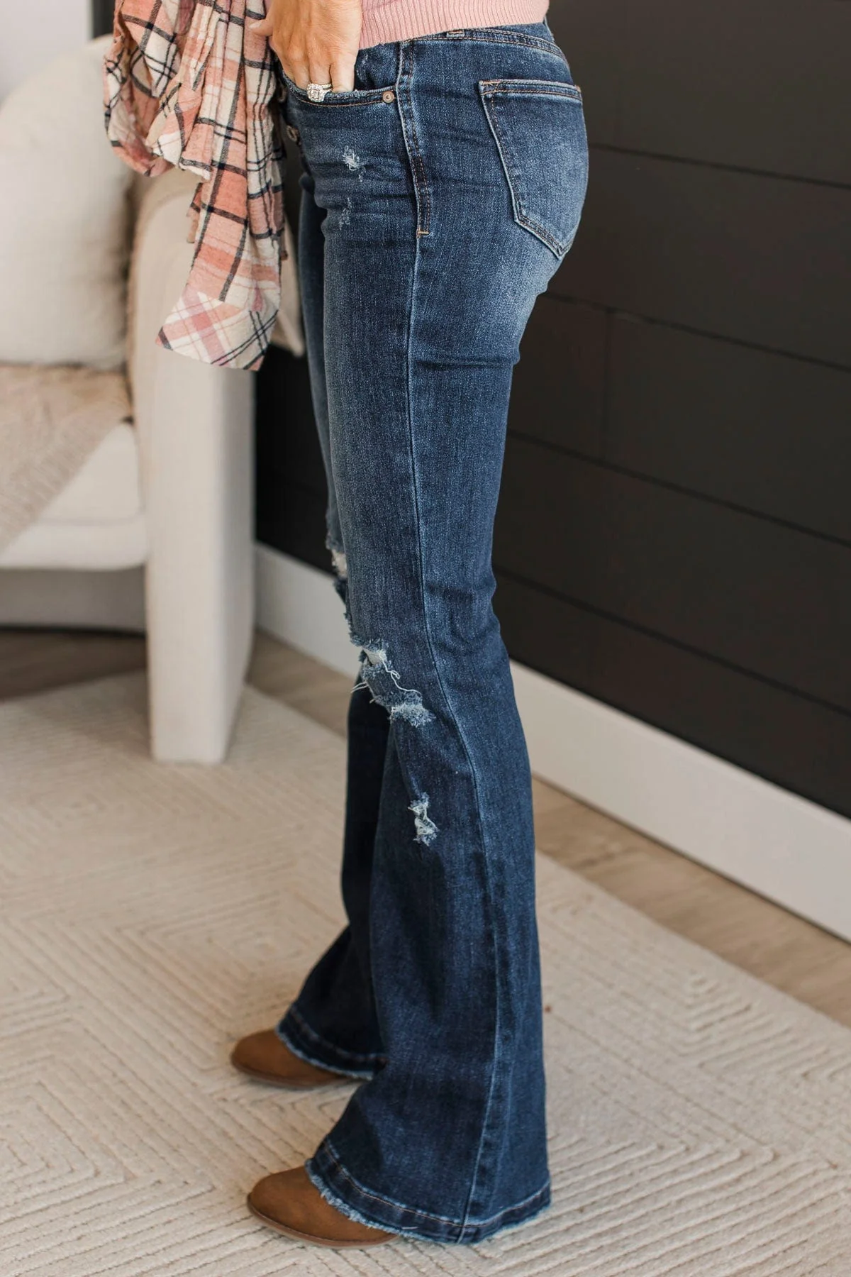 KanCan Flare Jeans- Louella Wash - Image 3