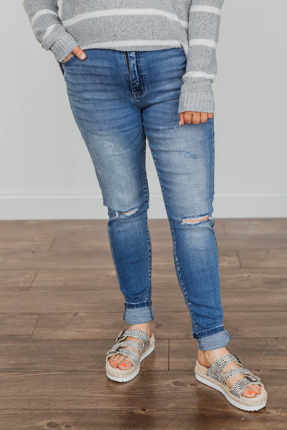 KanCan High-Rise Skinny Jeans- Alexa Wash - Image 10