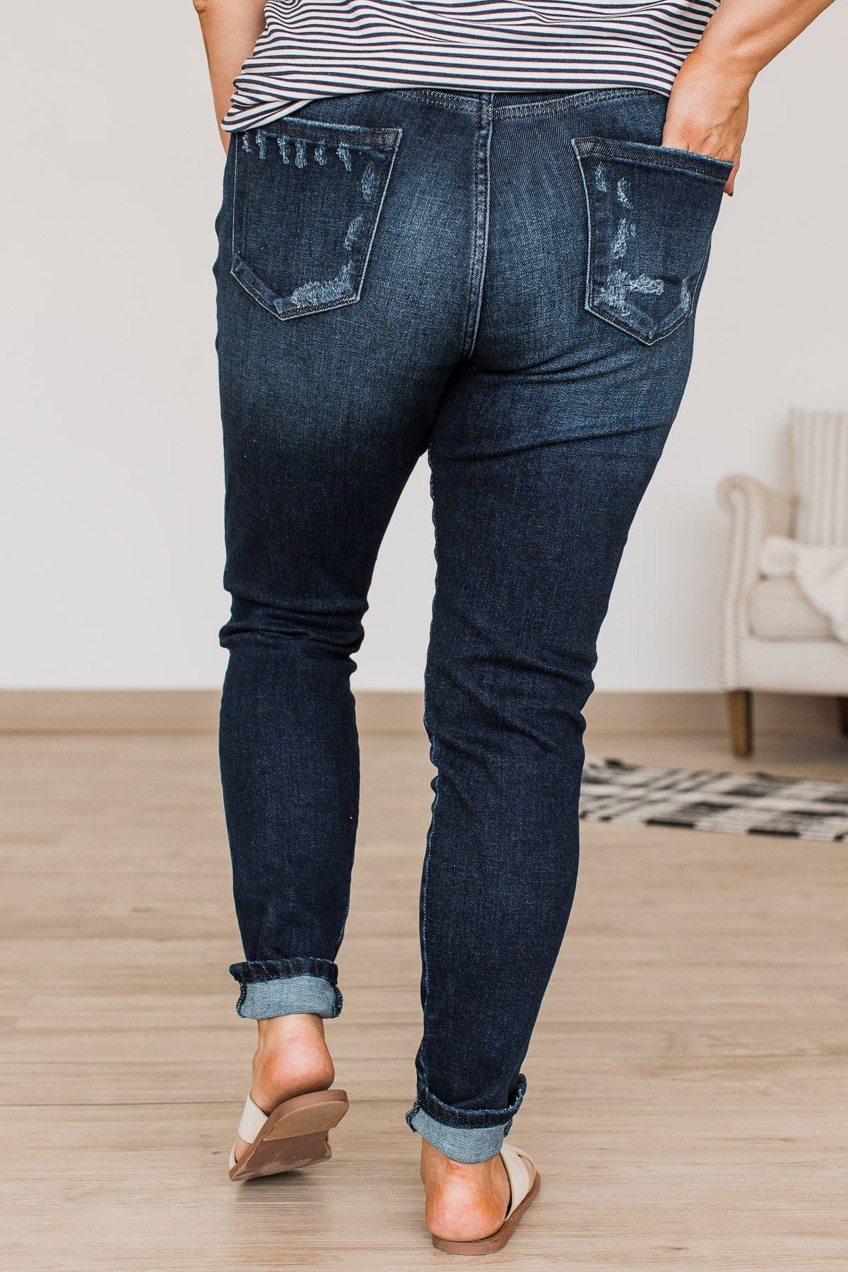 KanCan High-Rise Skinny Jeans- Nellie Wash - Image 9