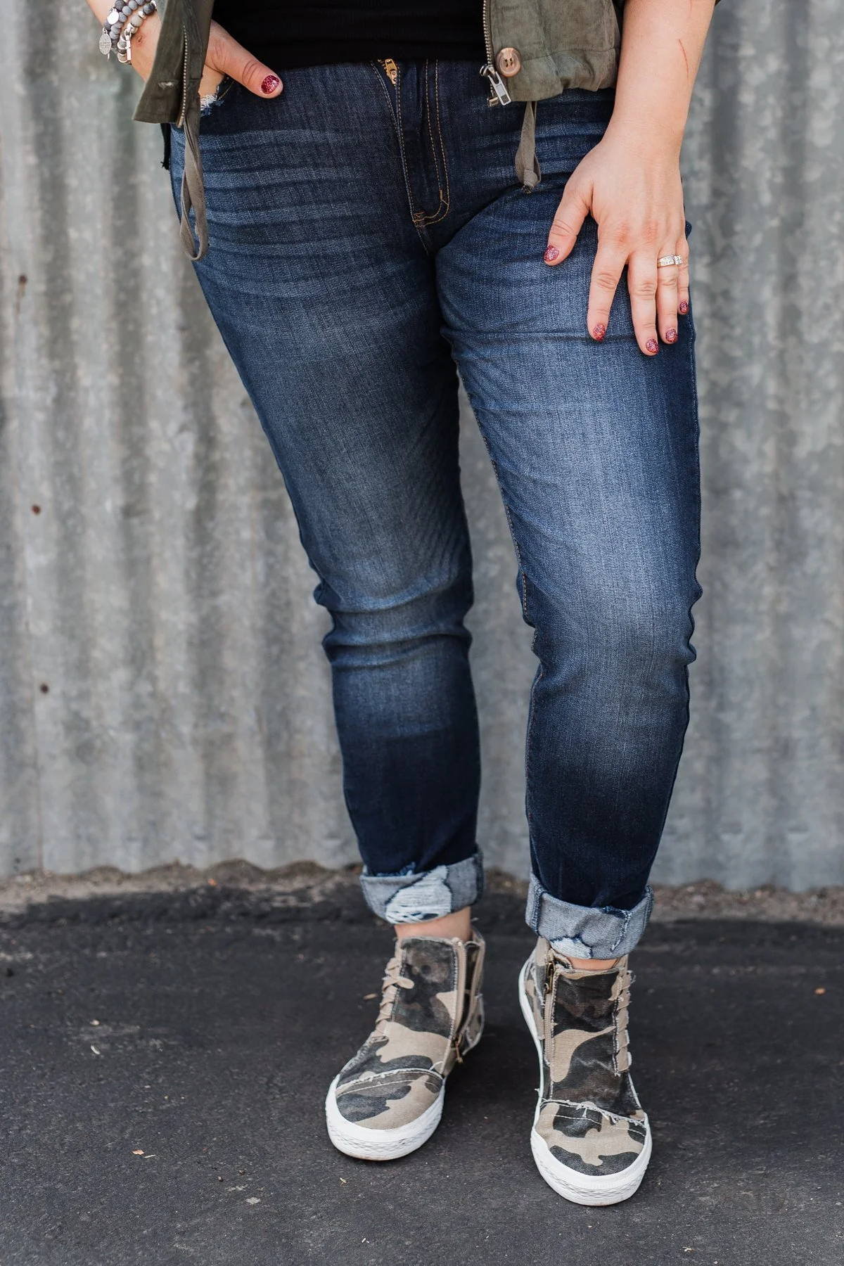KanCan Skinny Jeans- Holly Dark Wash - Image 15
