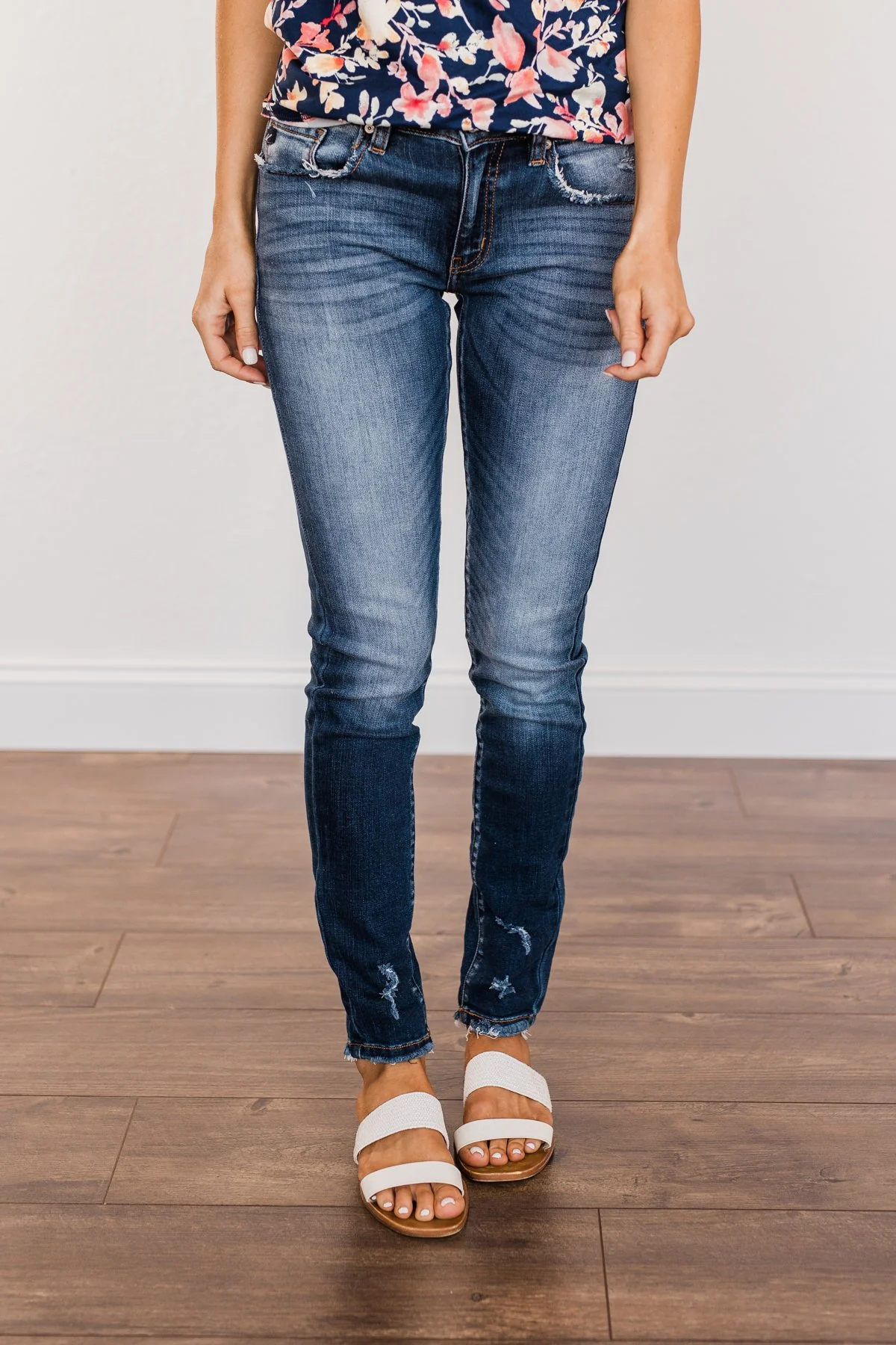 KanCan Skinny Jeans- Holly Dark Wash - Image 6