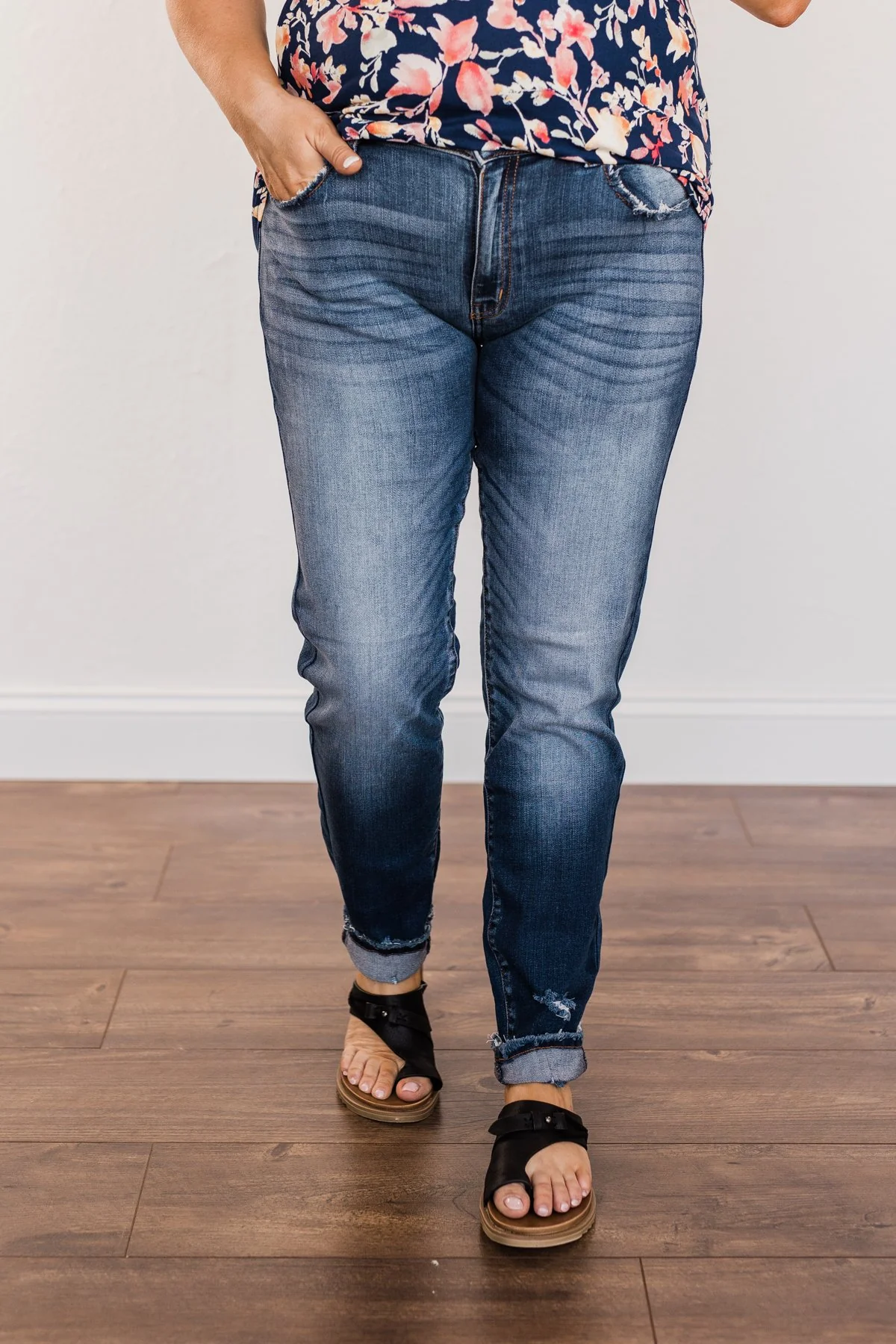 KanCan Skinny Jeans- Holly Dark Wash - Image 7