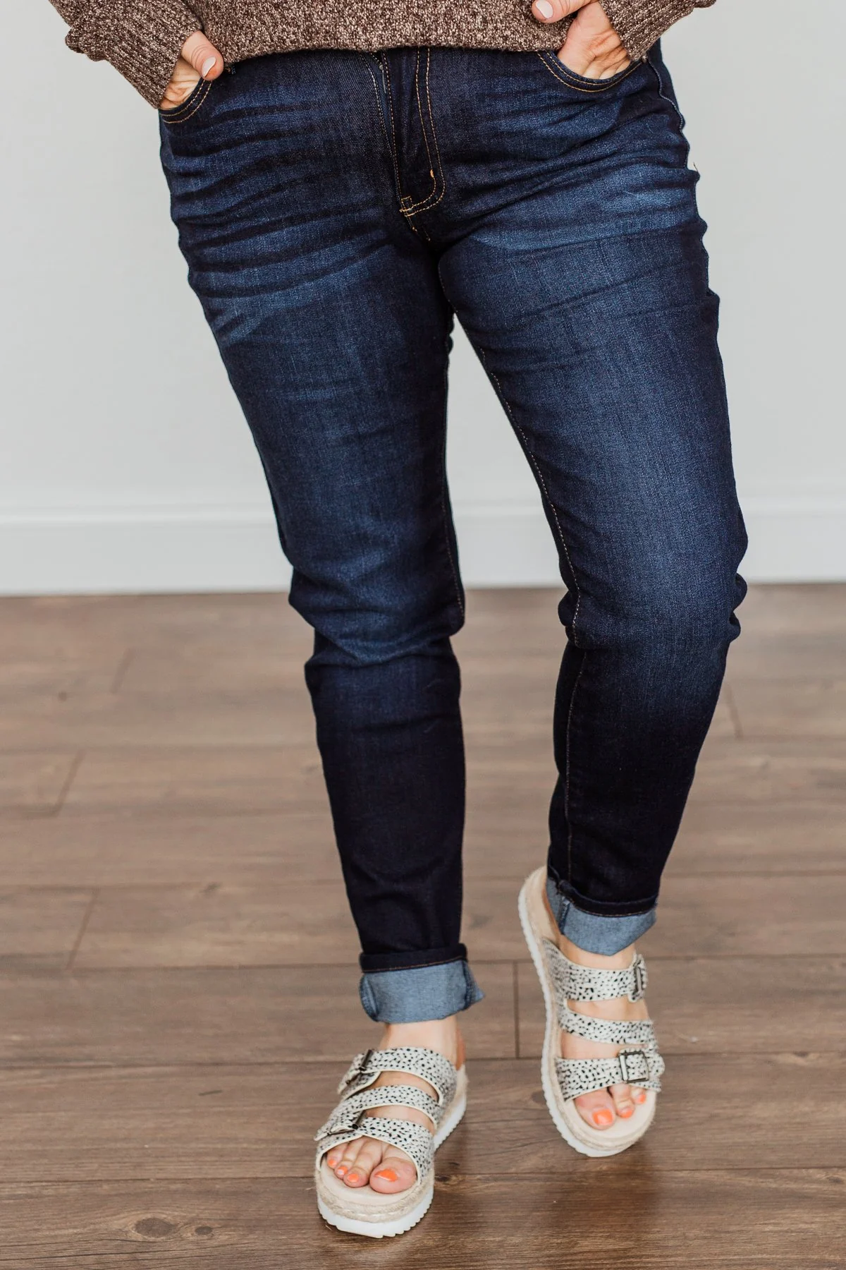 KanCan Mid-Rise Skinny Jeans- Christine Wash - Image 6