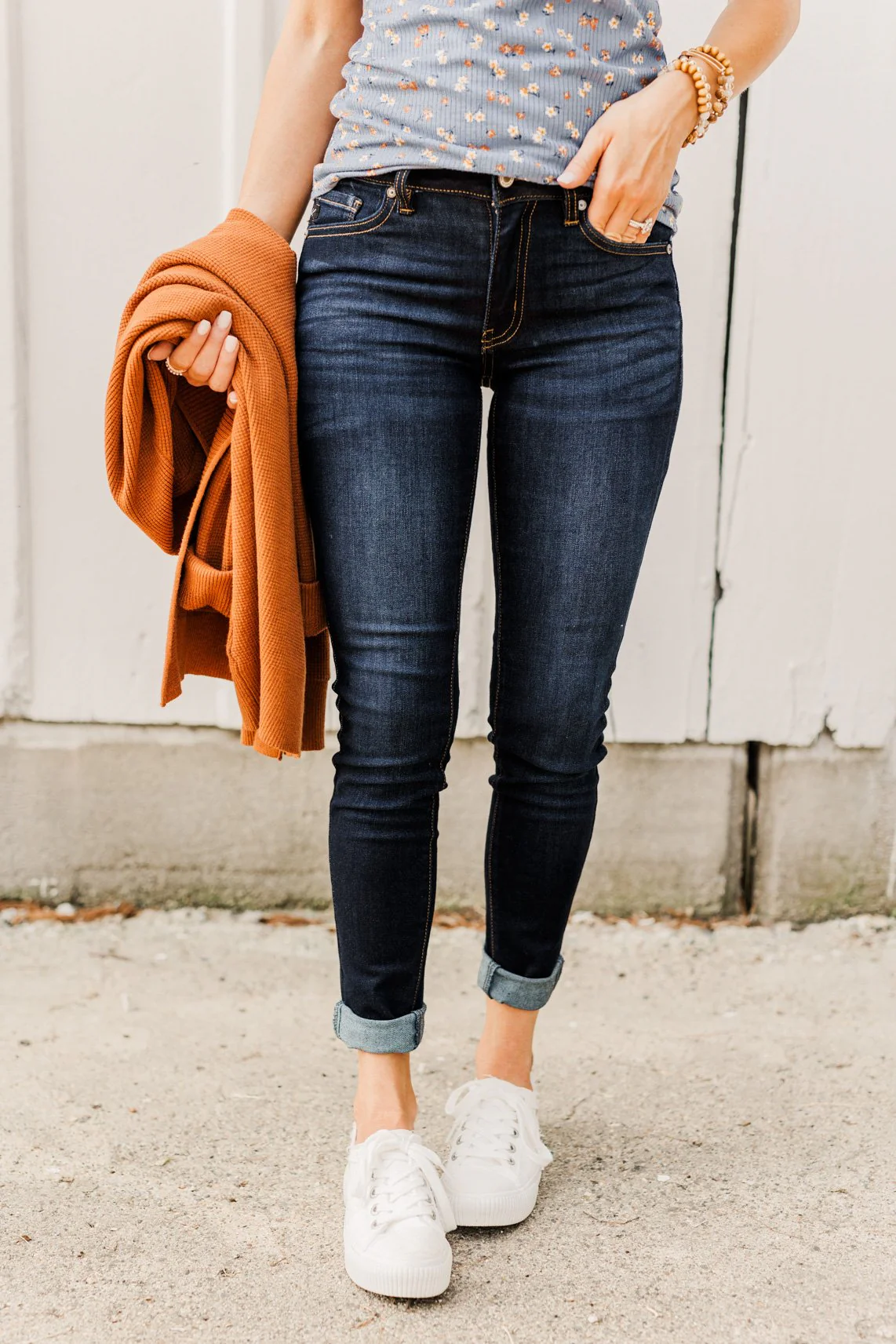 KanCan Mid-Rise Skinny Jeans- Christine Wash - Image 7