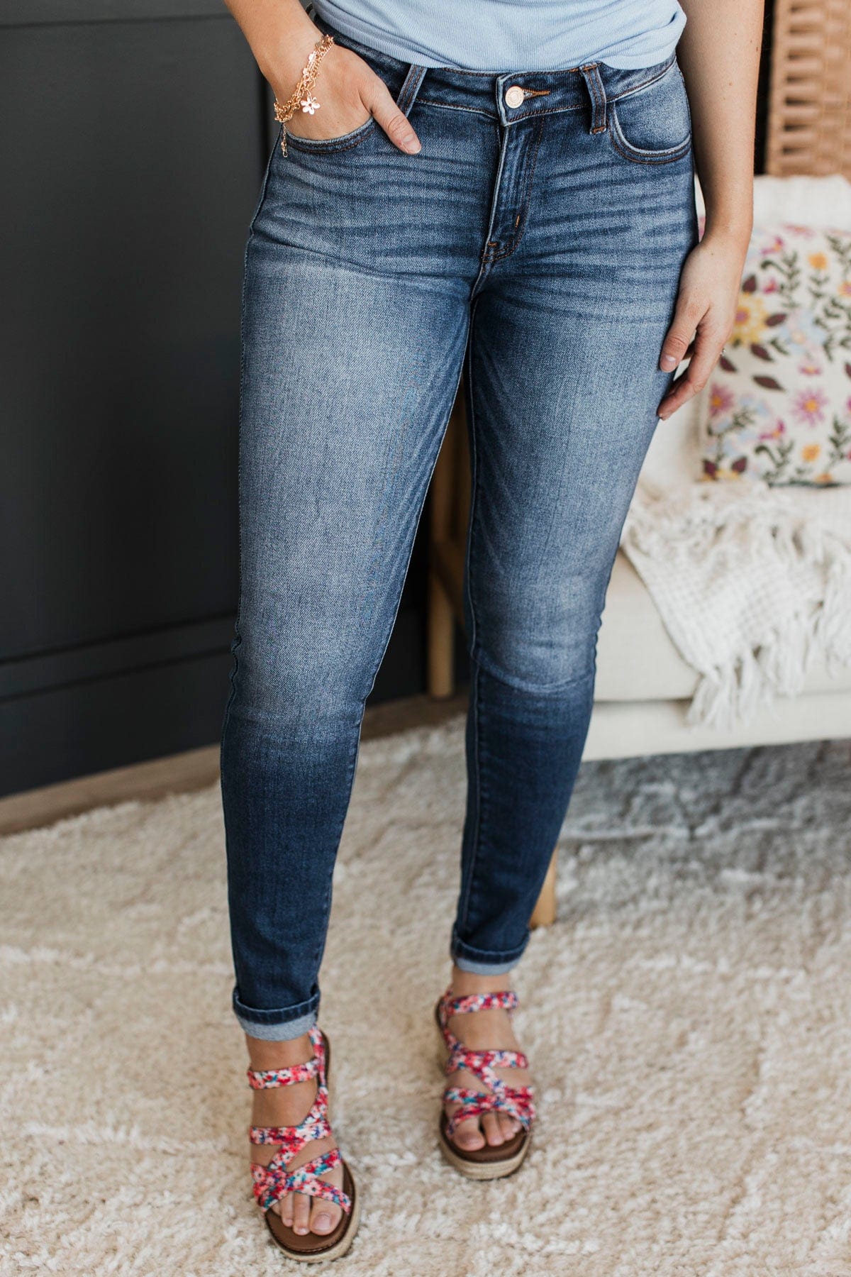 KanCan Premier Skinny Jeans- Paula Wash - Image 3
