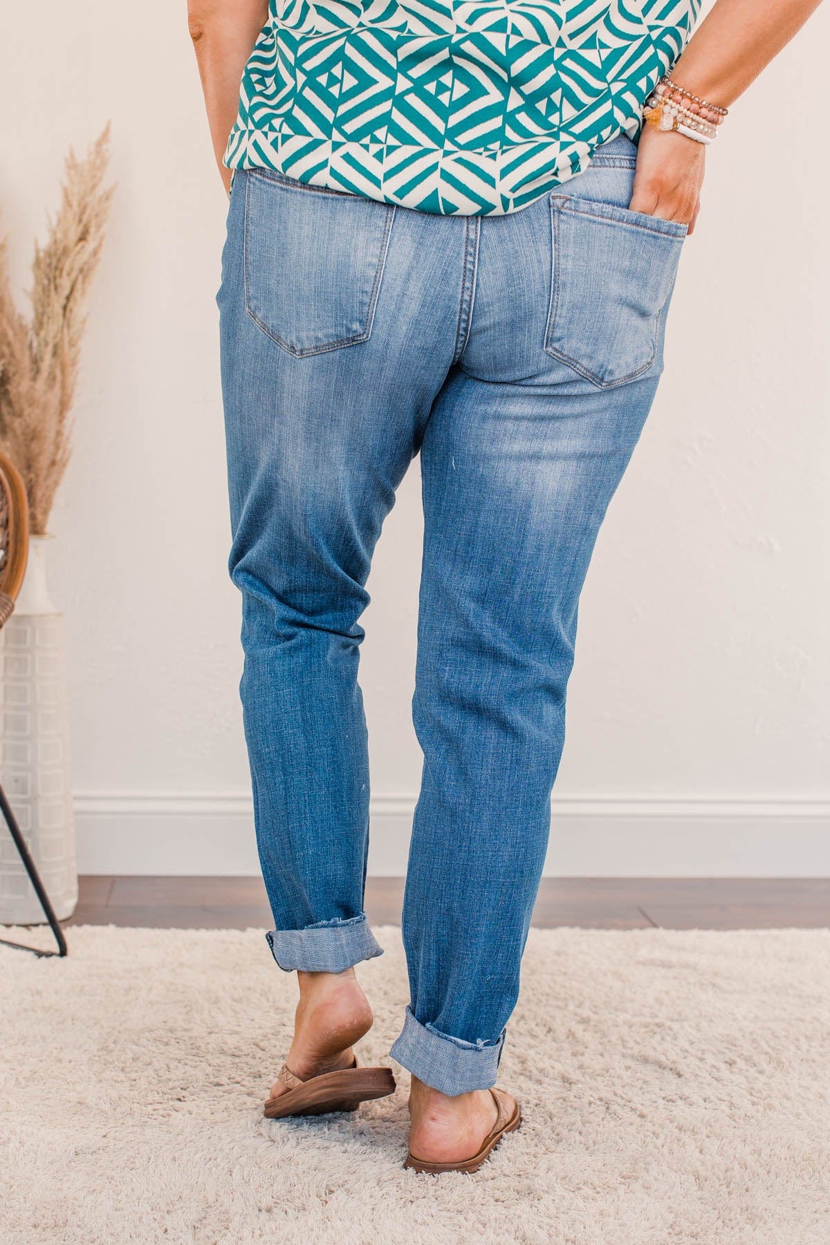 KanCan Raw Hem Skinny Jeans- Juliette Wash - Image 10