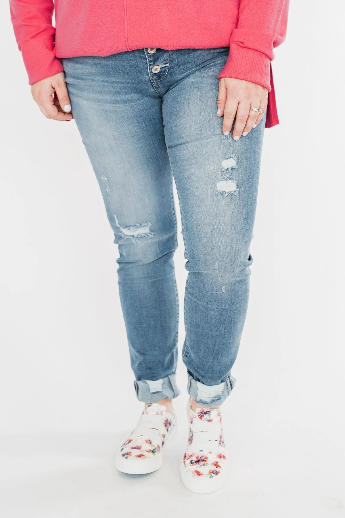KanCan Reese Jeans- Medium Wash - Image 5
