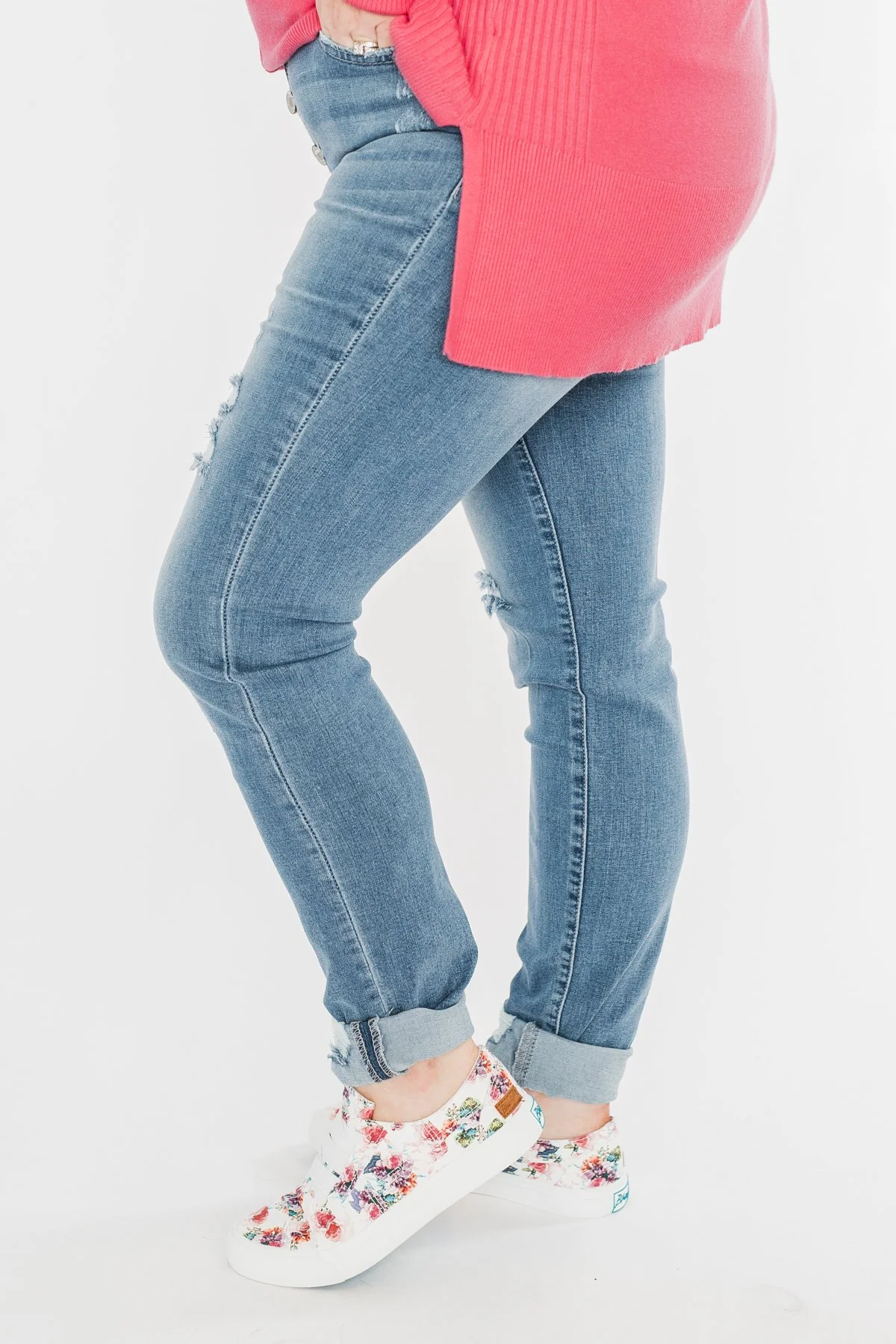 KanCan Reese Jeans- Medium Wash - Image 7