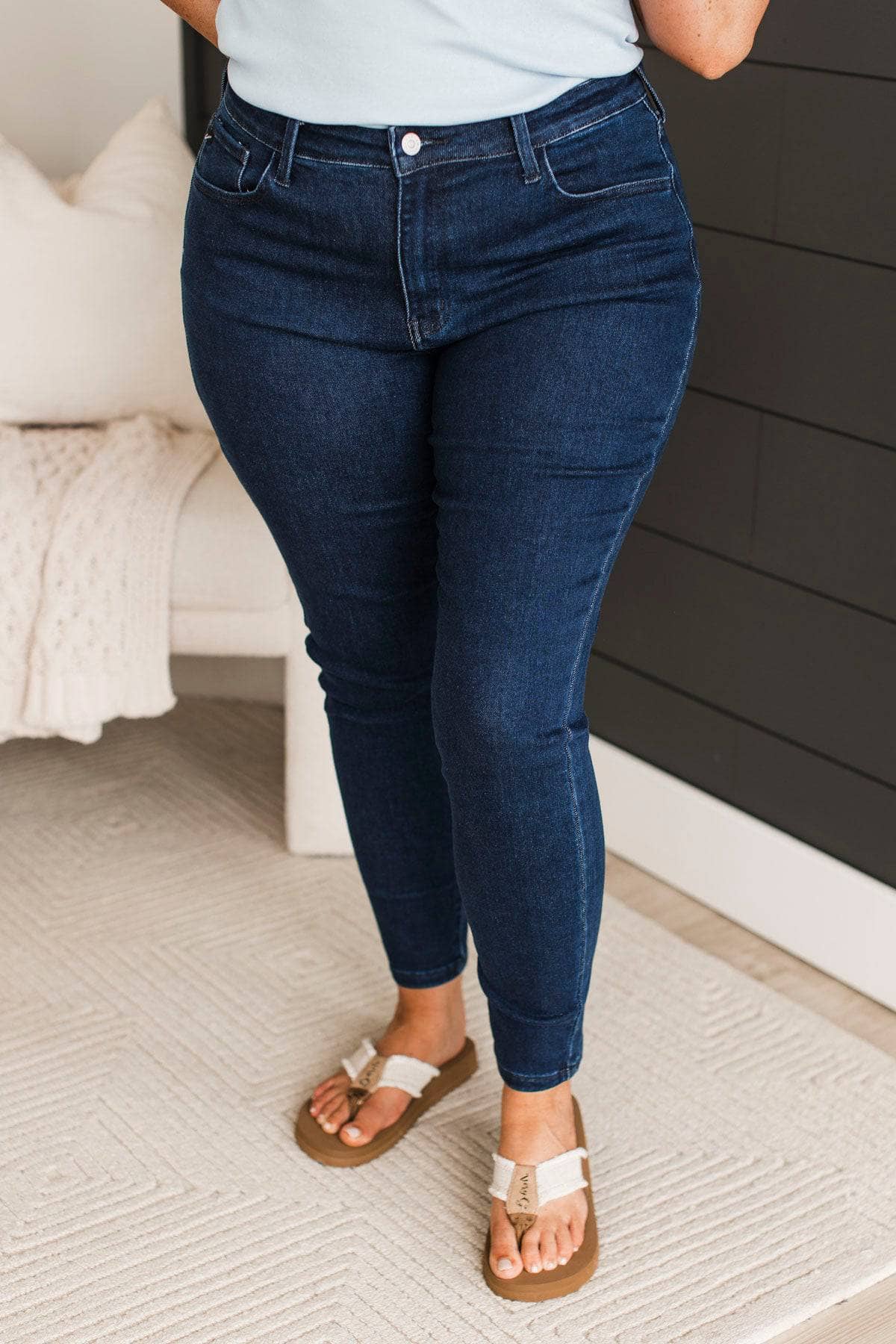 KanCan Skinny Jeans- Hollis Wash - Image 4