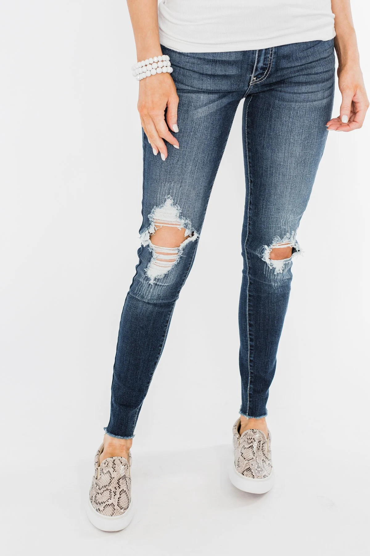 KanCan Skinny Jeans- Katie Wash - Image 5
