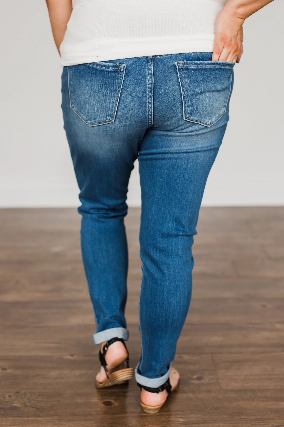 KanCan Skinny Jeans- Medium Kendall Wash - Image 7