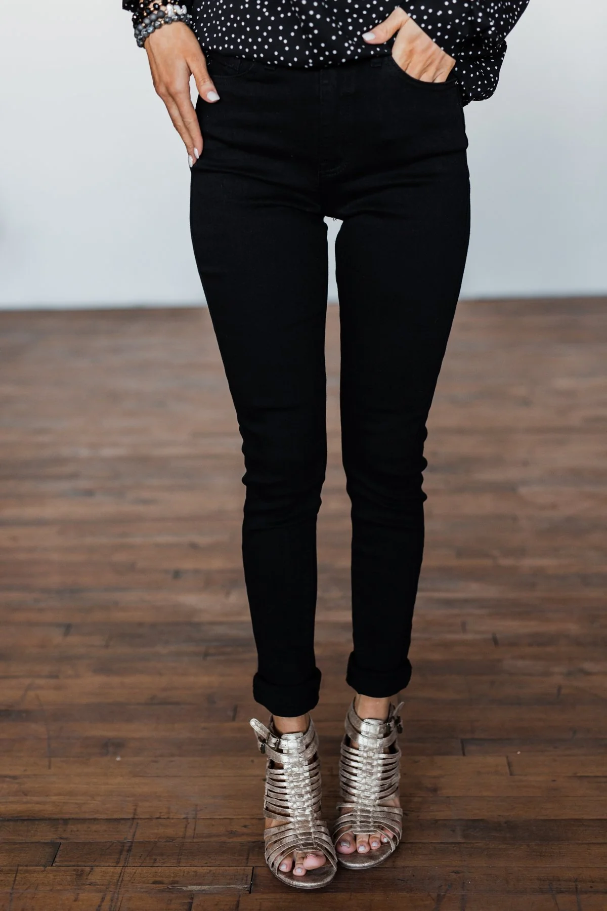 KanCan Skinny Jeans- Mindy Wash - Image 2