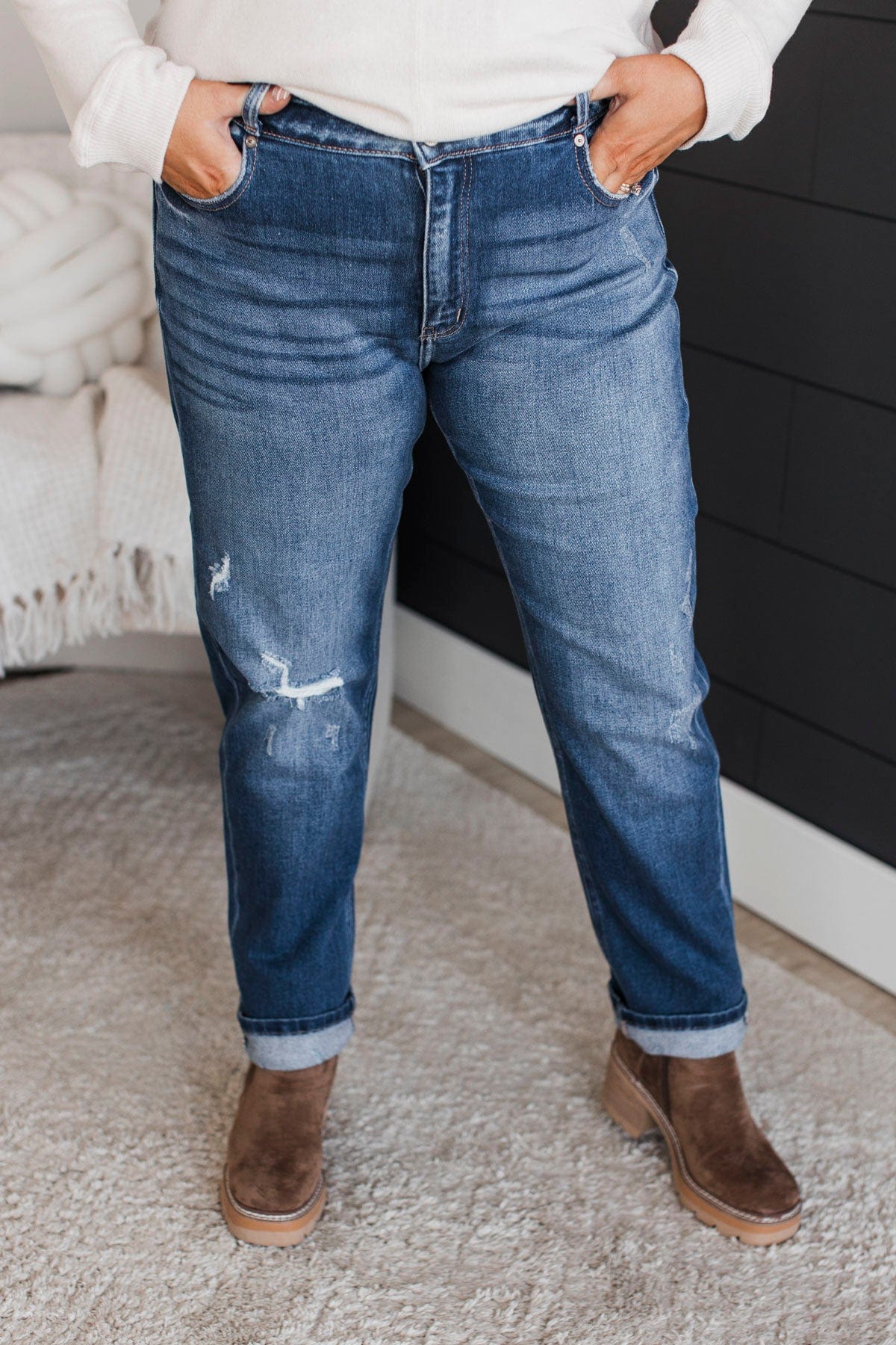 KanCan Skinny Straight Jeans- Posey Wash - Image 4