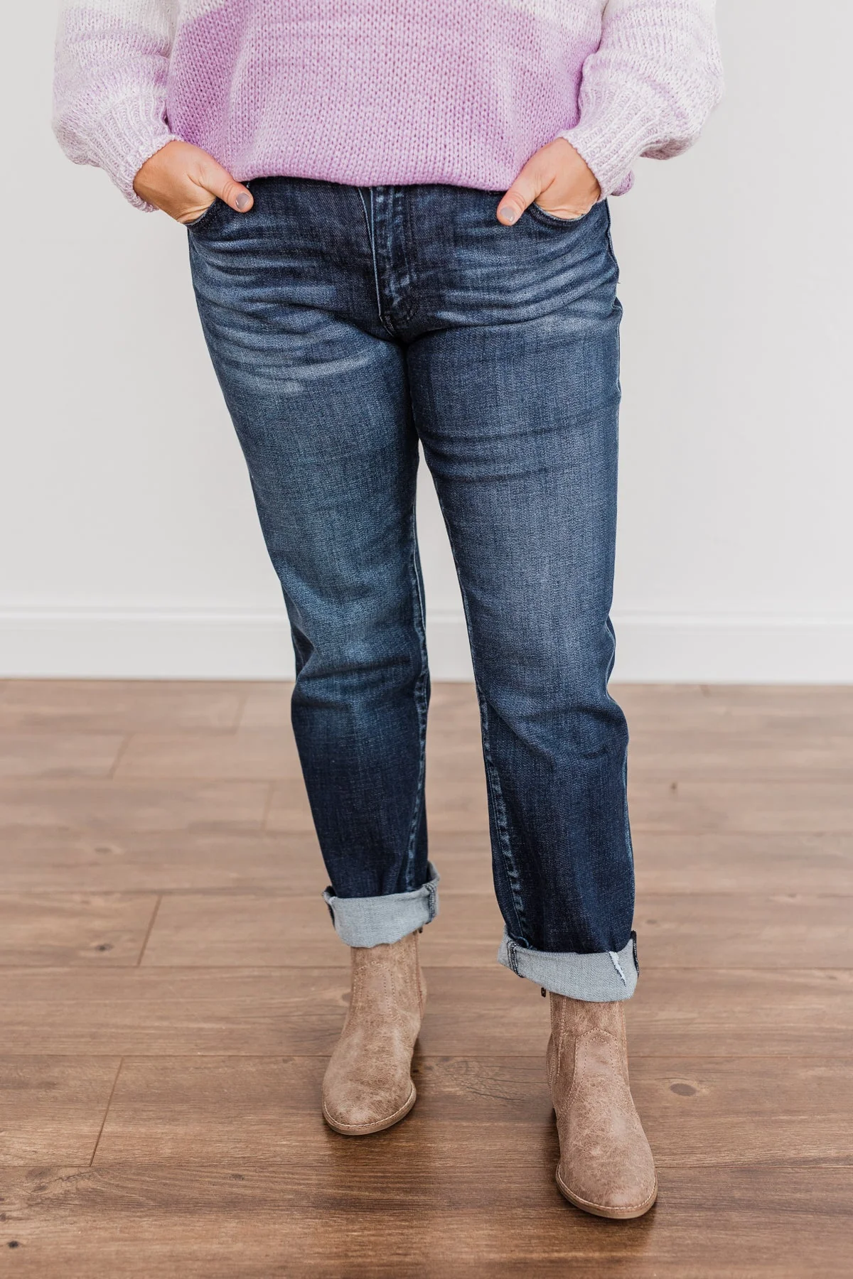 KanCan Straight Fit Jeans- Gina Wash - Image 4