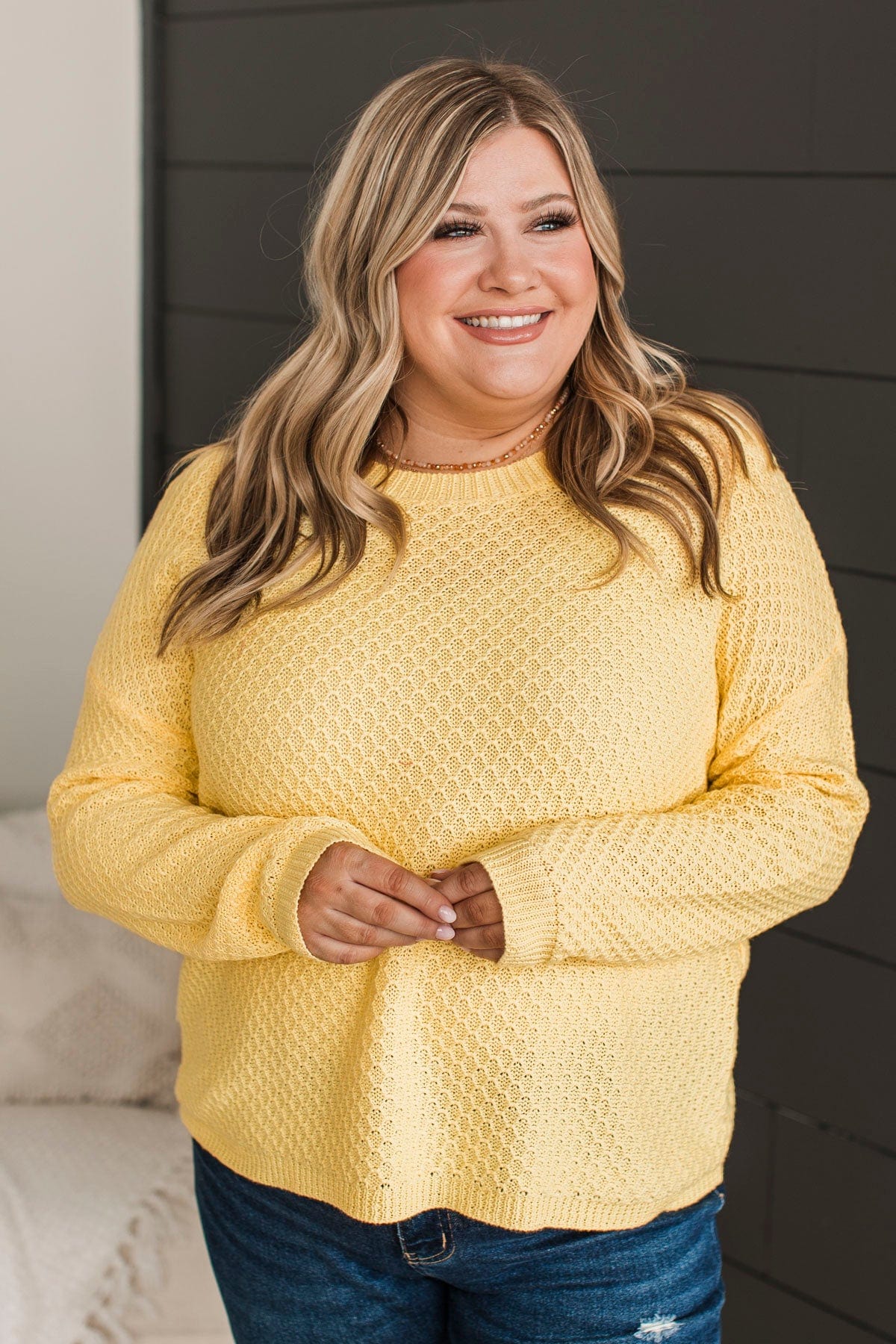 Keep It Colorful Knit Sweater- Yellow - Image 2