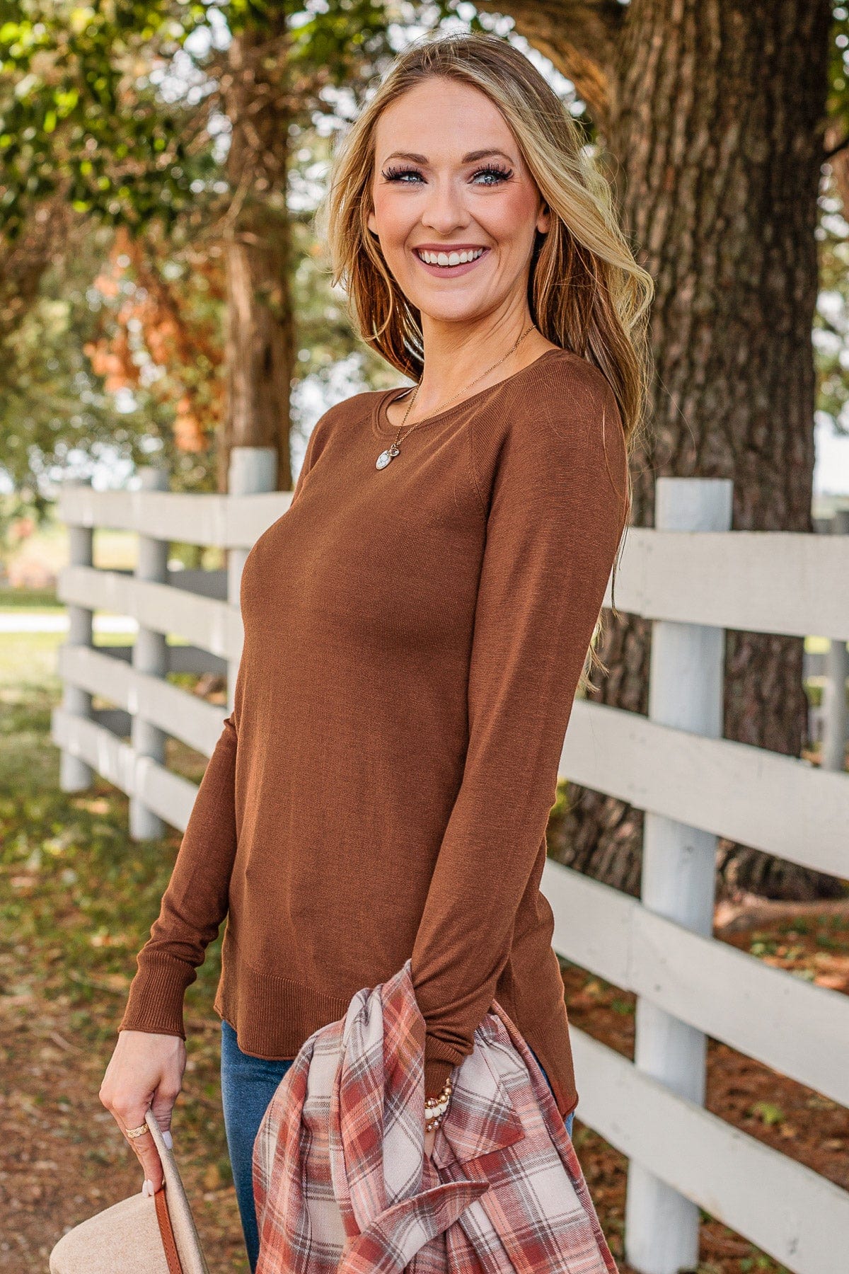 Keep Me Warm Knit Sweater- Copper - Image 8