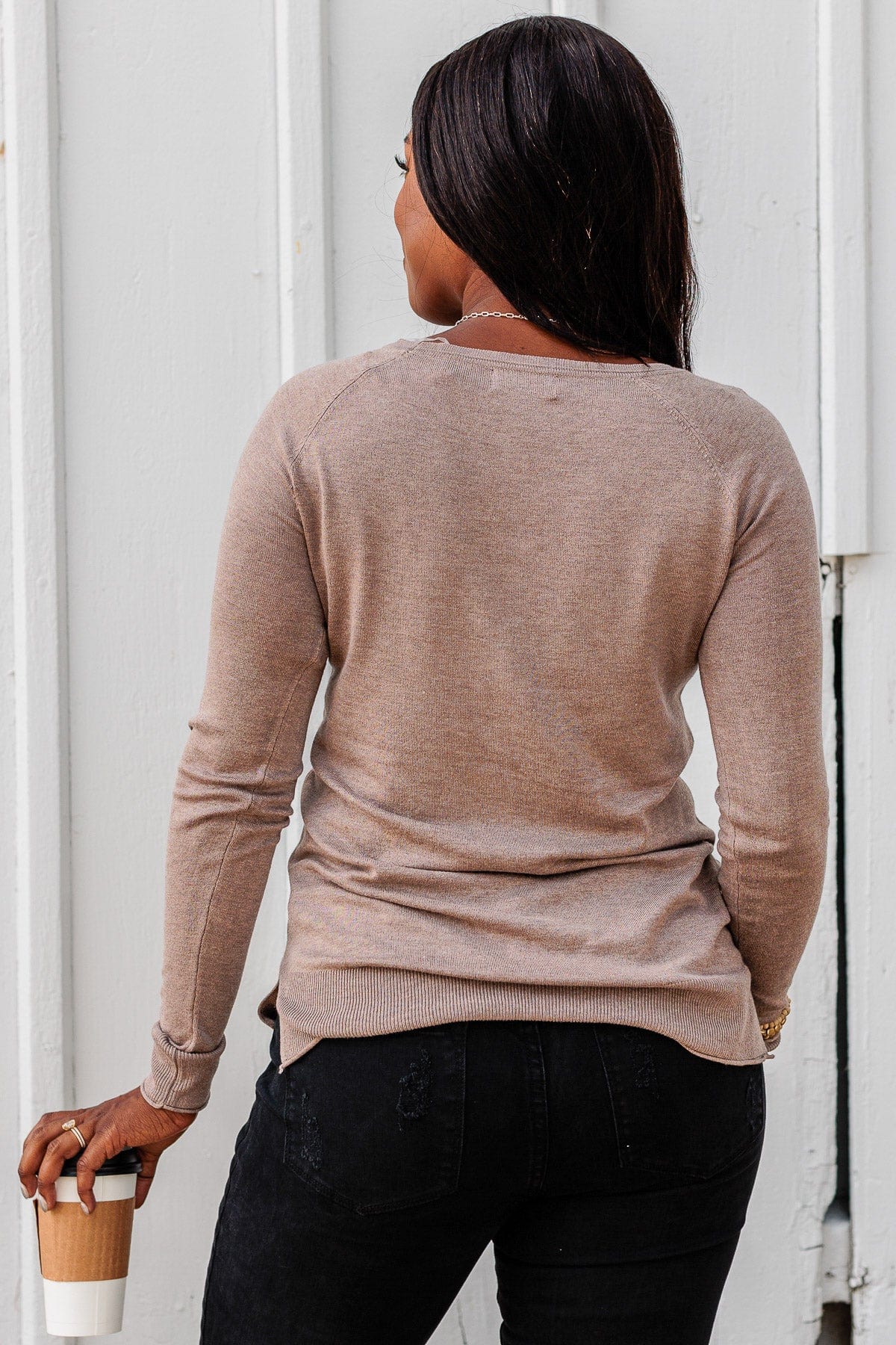 Keep Me Warm Knit Sweater- Mocha - Image 12