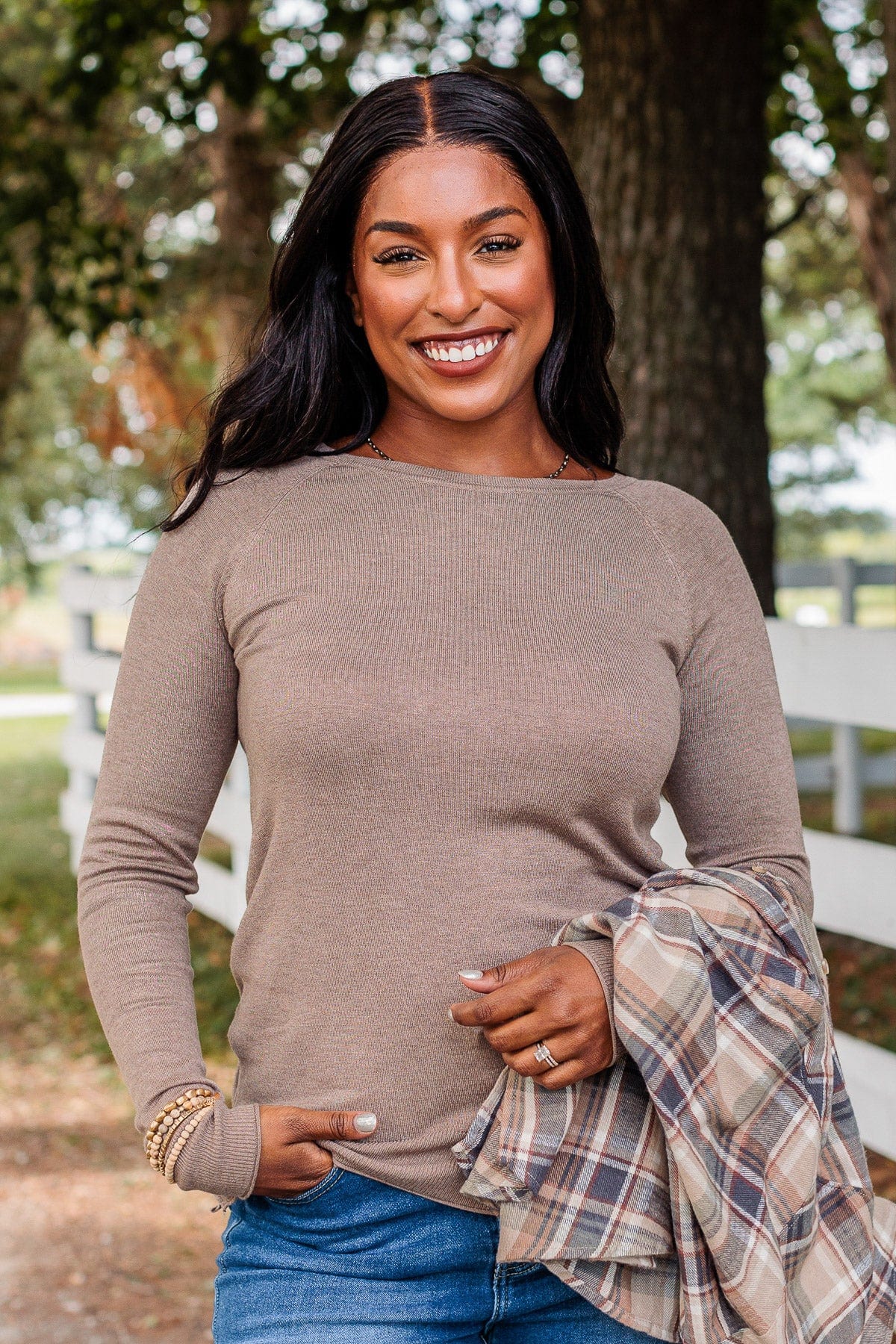 Keep Me Warm Knit Sweater- Mocha - Image 9