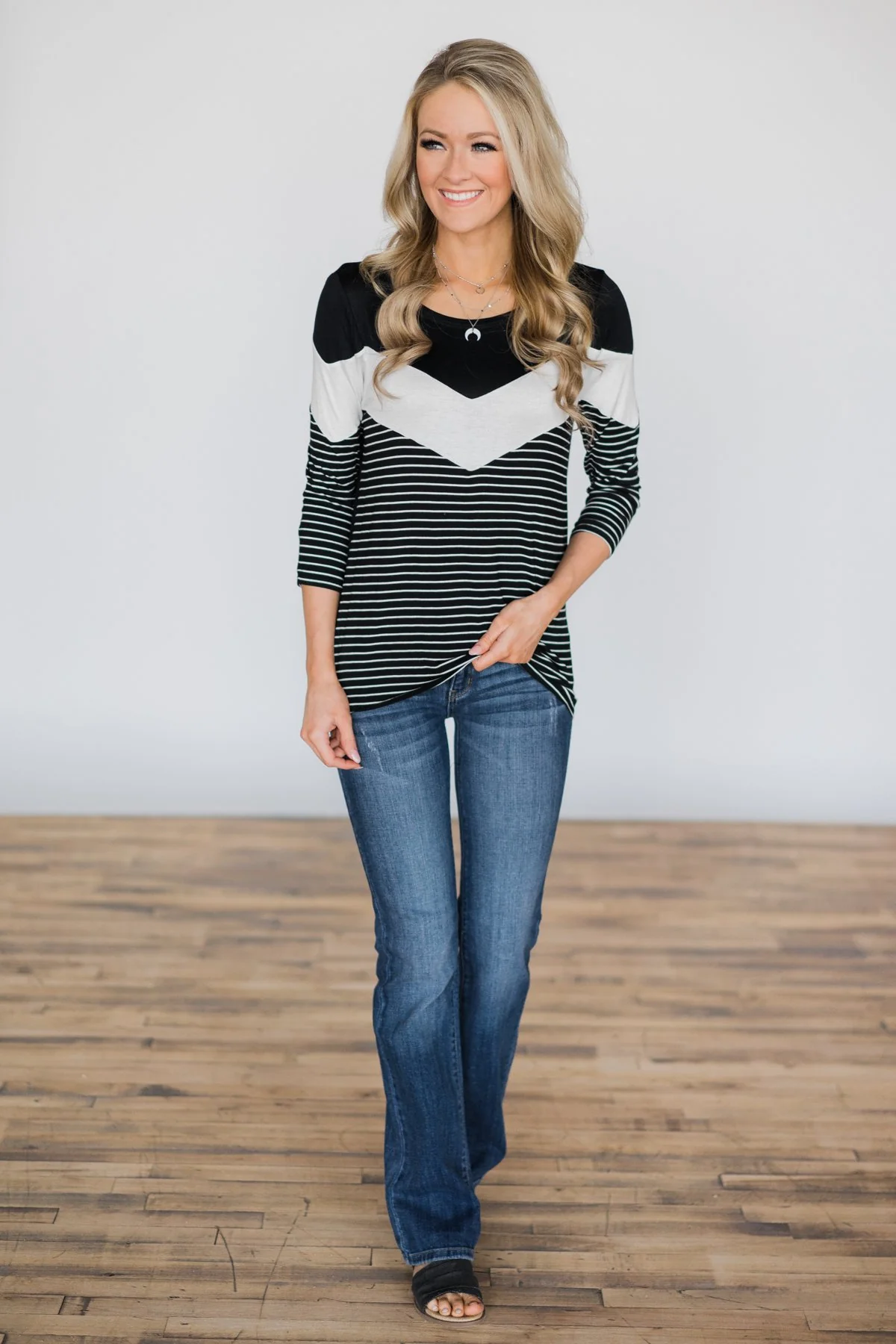 Keeping Promises Striped Top - Image 2