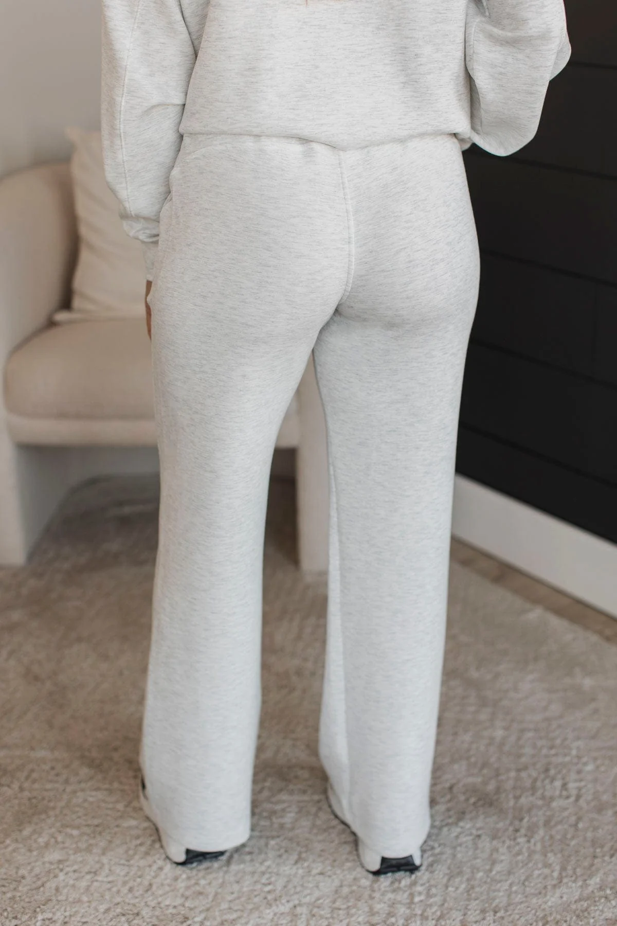 Kick Back & Relax Lounge Pants- Light Heather Grey - Image 8