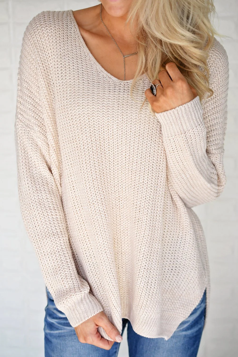 Knit Blush Sweater - Image 6