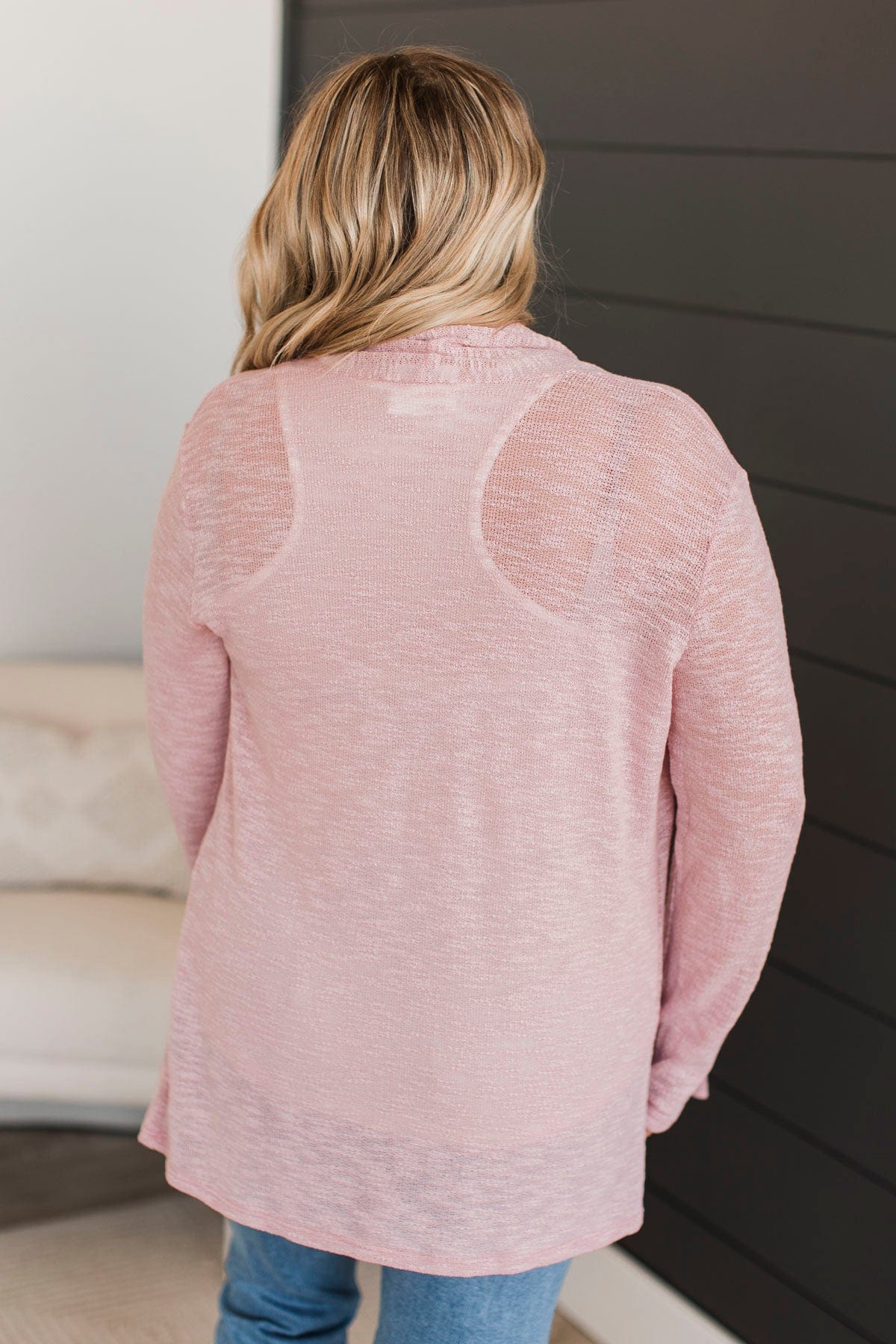 Learn About Myself Knit Cardigan- Mauve - Image 8