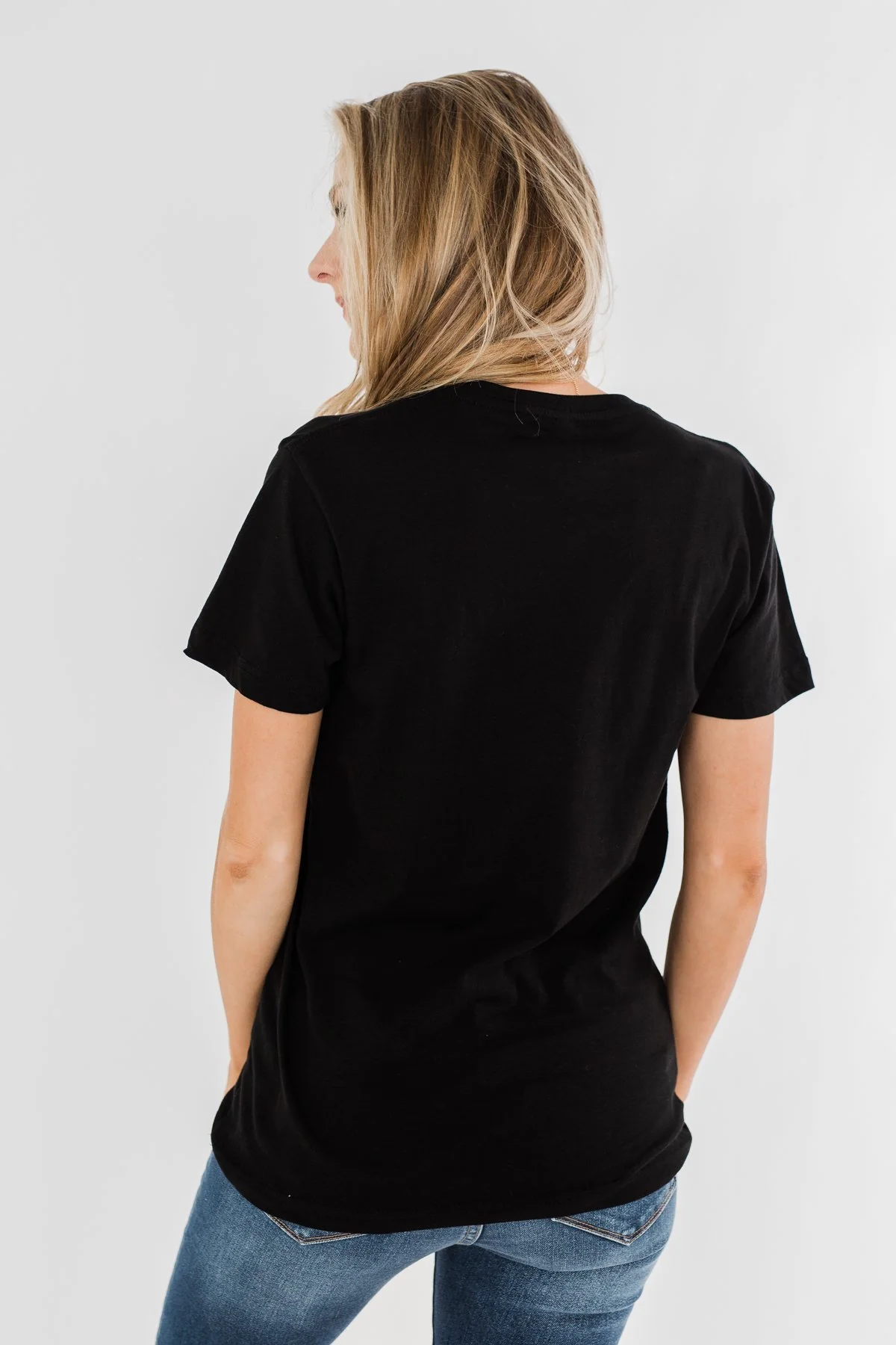 Leopard Lips Graphic Tee- Black - Image 9