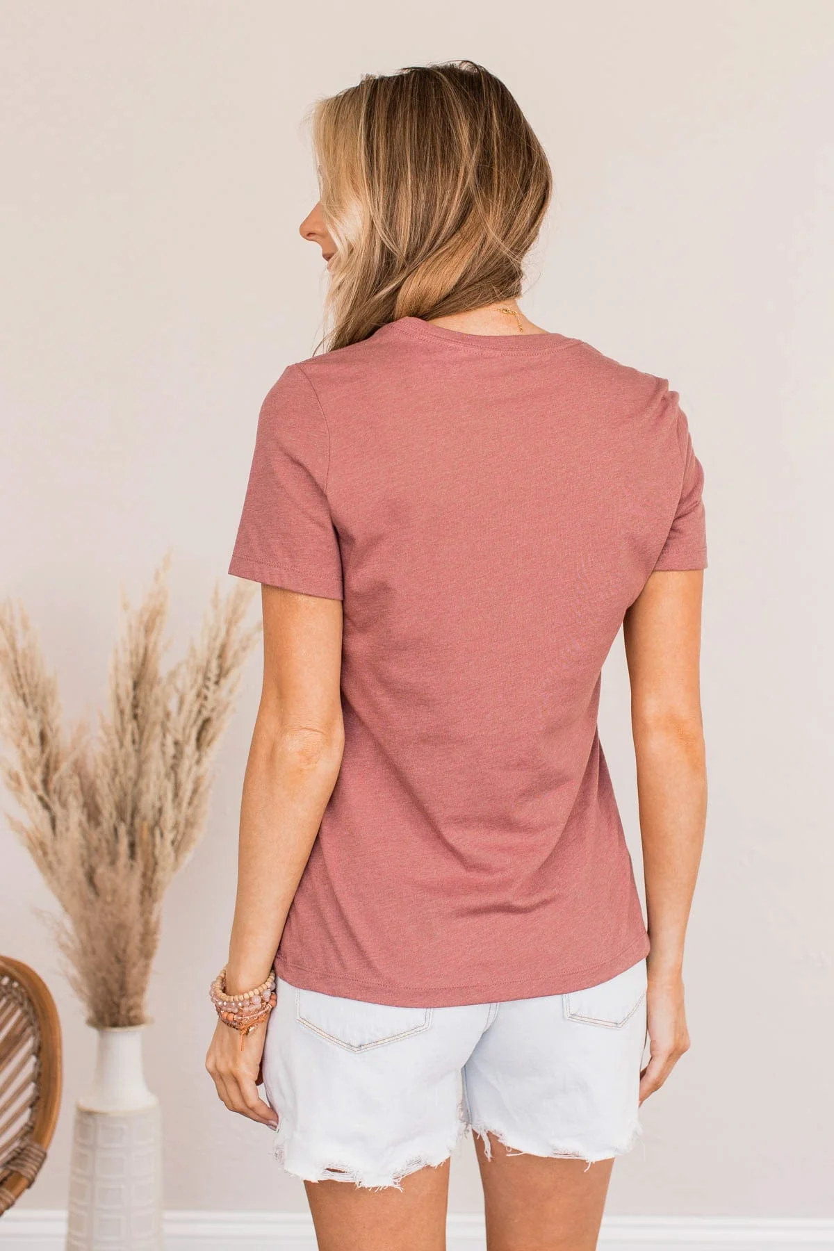 "Let's Go Girls" Graphic Tee- Mauve - Image 7
