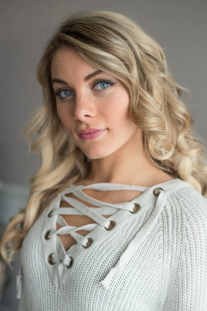 Light Grey Lace Up Sweater - Image 5