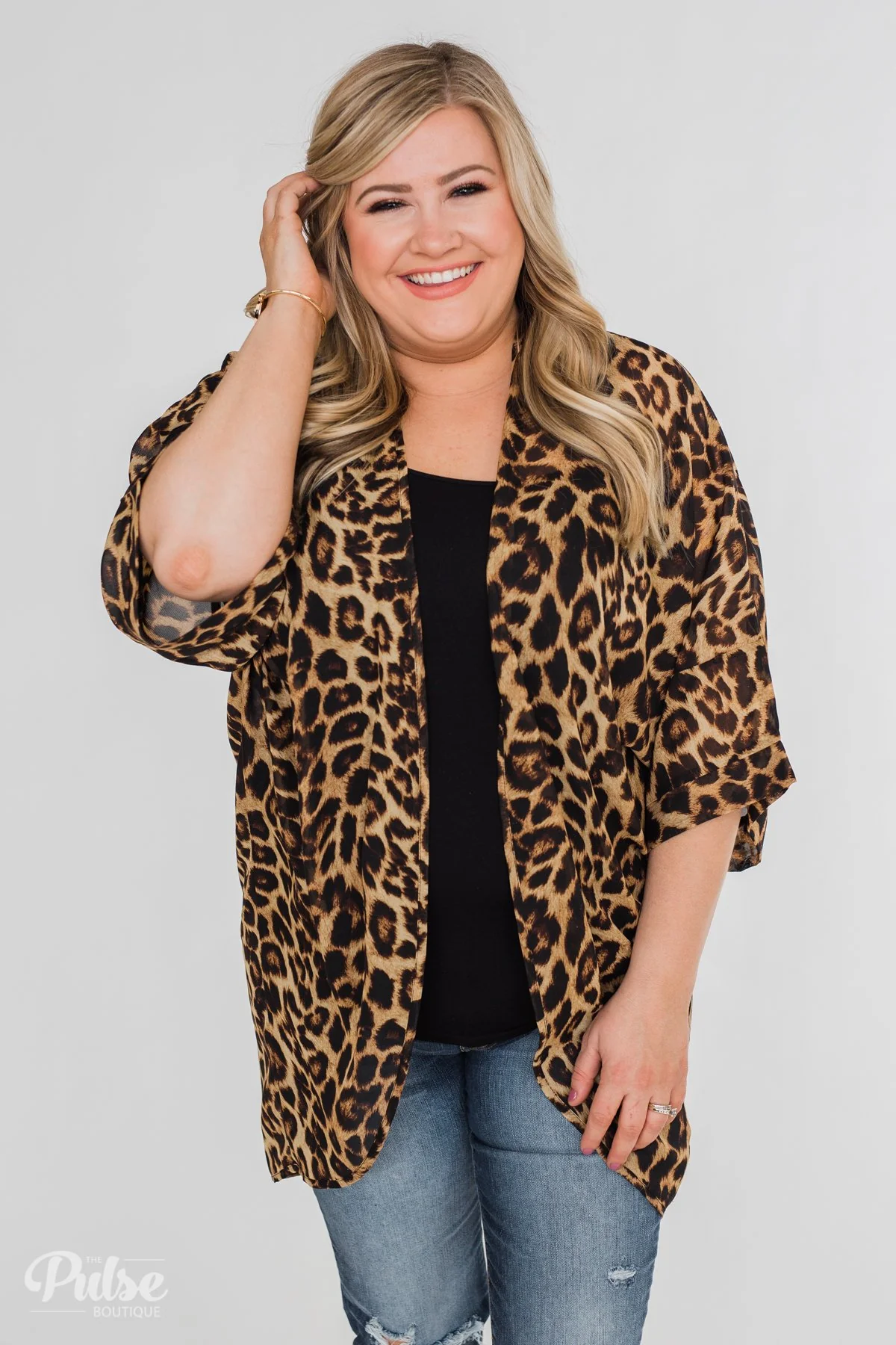 Lightweight Leopard Kimono - Image 10