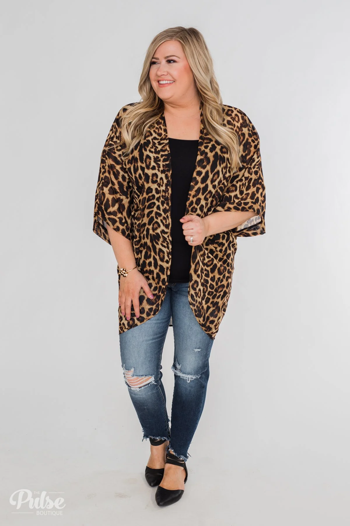 Lightweight Leopard Kimono - Image 4