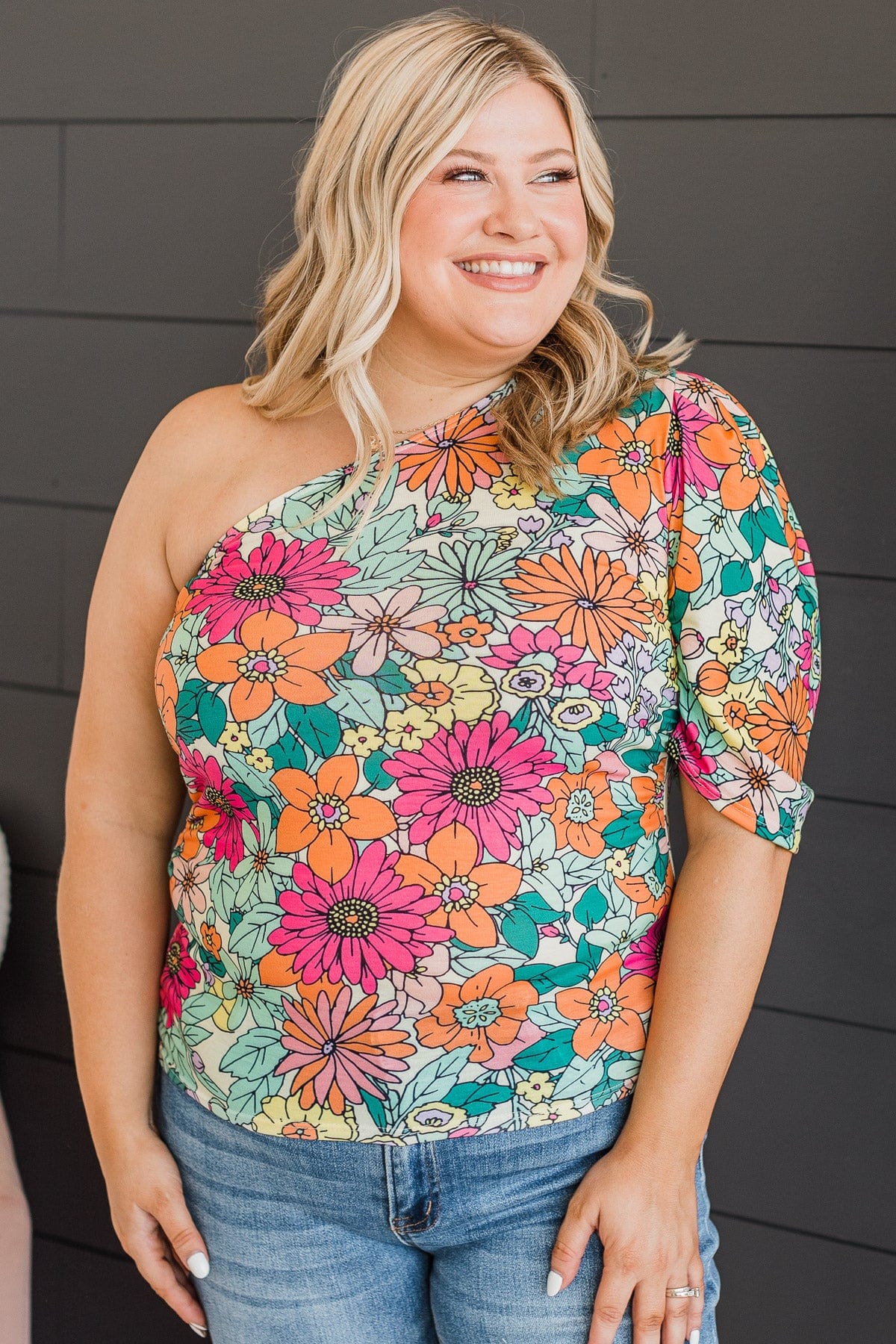 Live Fashionably Floral Top- Multi-Color - Image 2