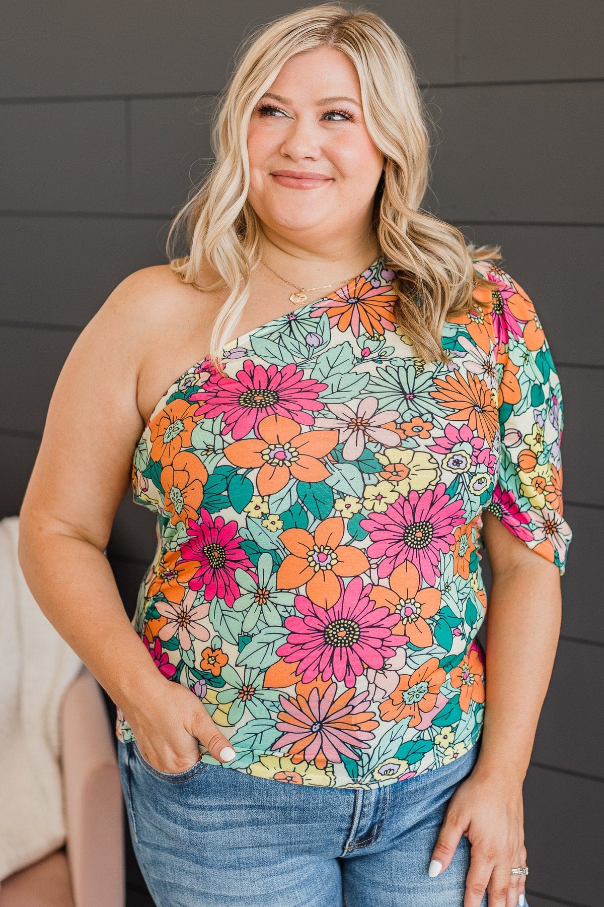 Live Fashionably Floral Top- Multi-Color - Image 4