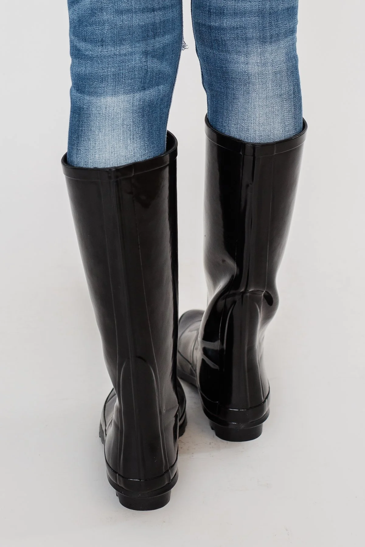 London Fog Thames Rain Boots- Black - Image 4