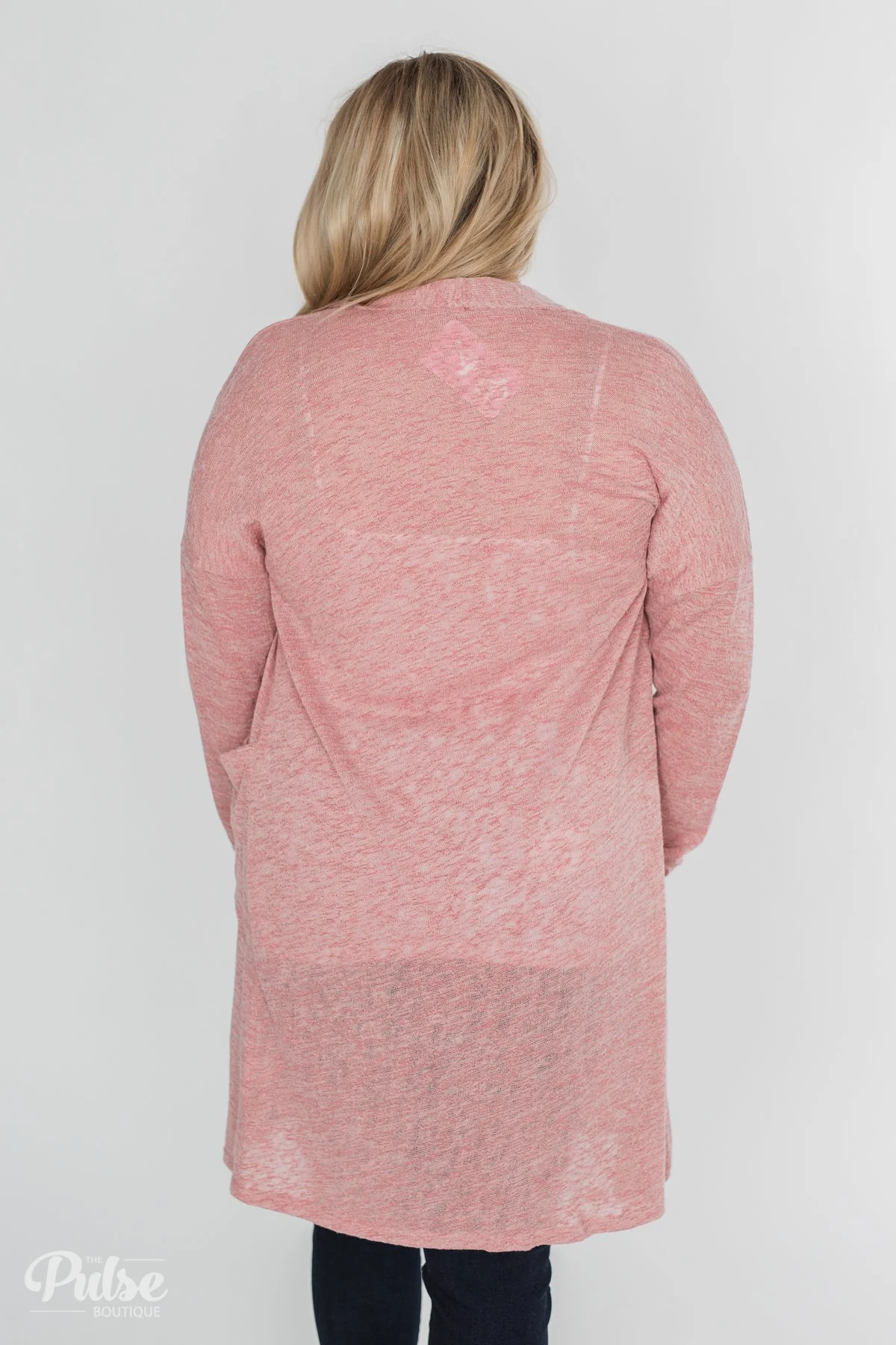 Long Way To Go Cardigan- Dusty Rose - Image 12