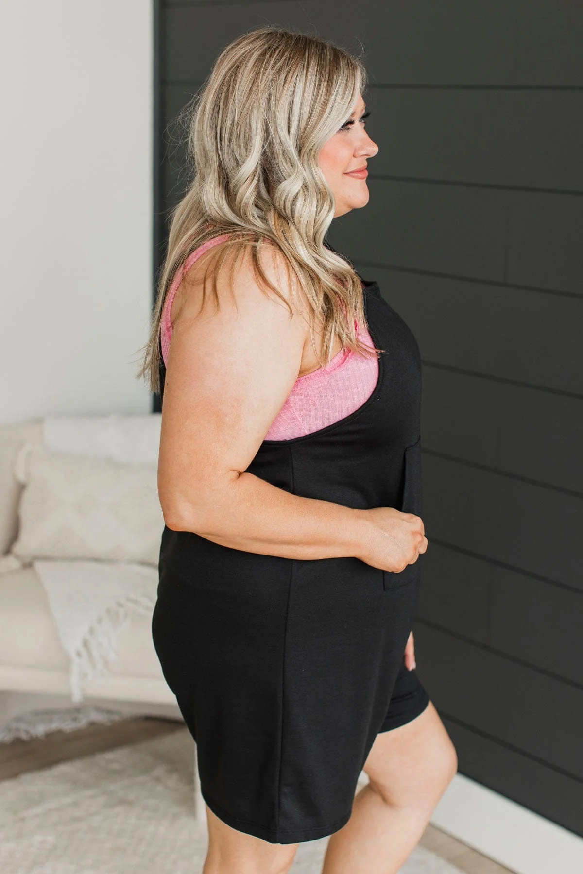 Lost In My Dreams Romper- Black - Image 6