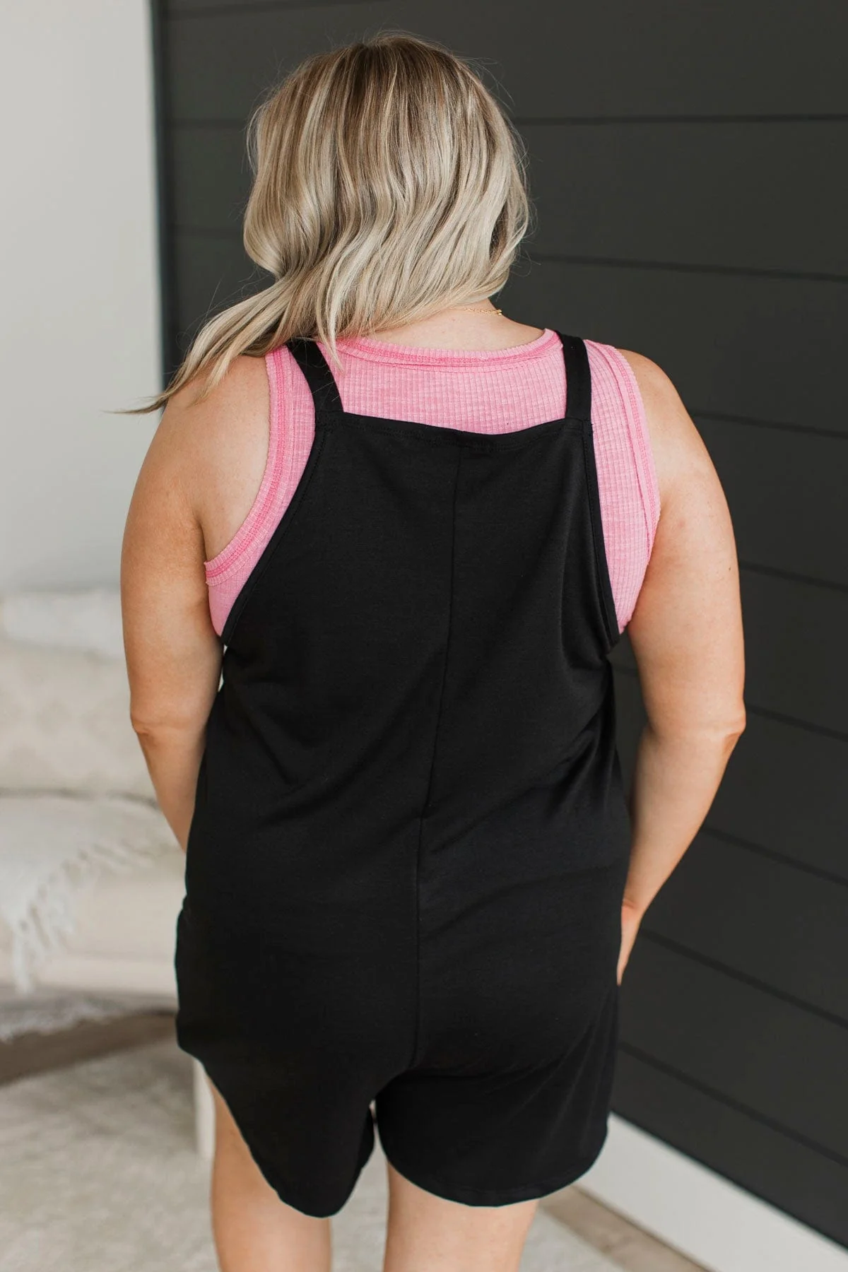 Lost In My Dreams Romper- Black - Image 8